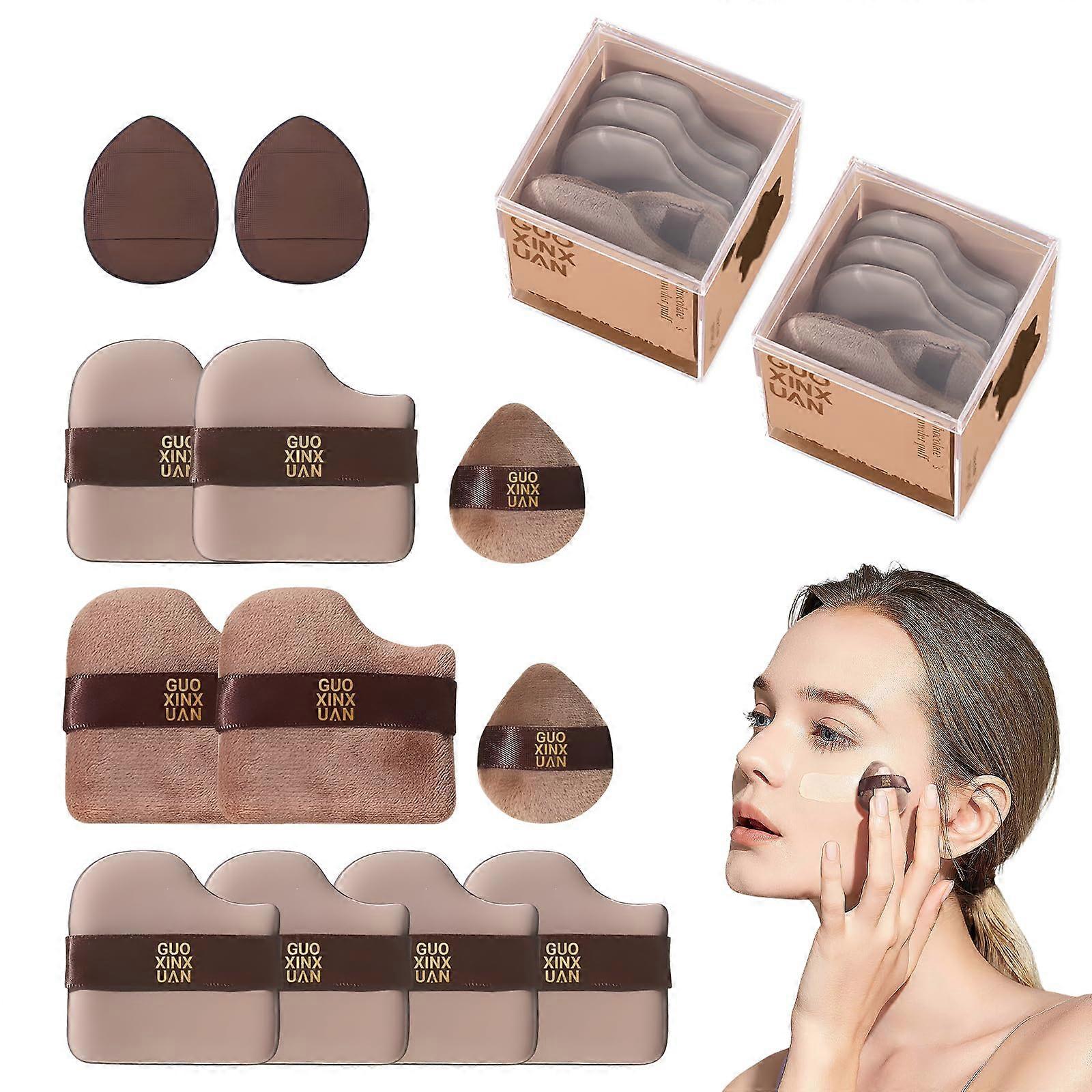 12 PCS Makeup Sponge and Foundation Puff Set for Liquid and Cream with Soft Skinfriendly Texture