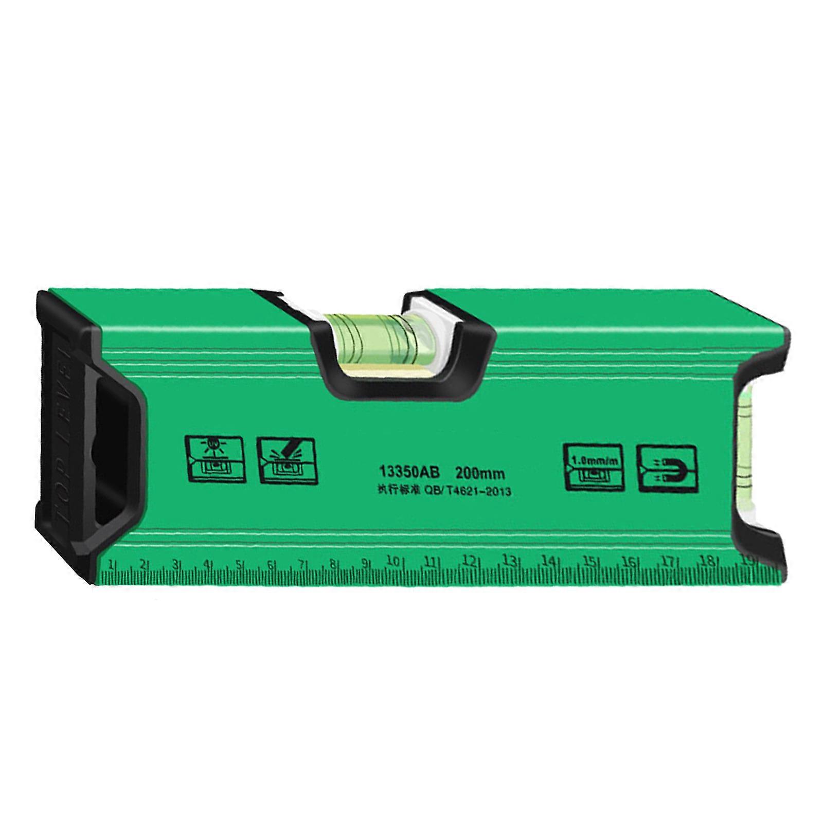 Bubble Levels Pocket Level Shockproof Magnetic Mini Spirits Level DIY Tools Magnetic Gradienter Bubble Level Multicolor