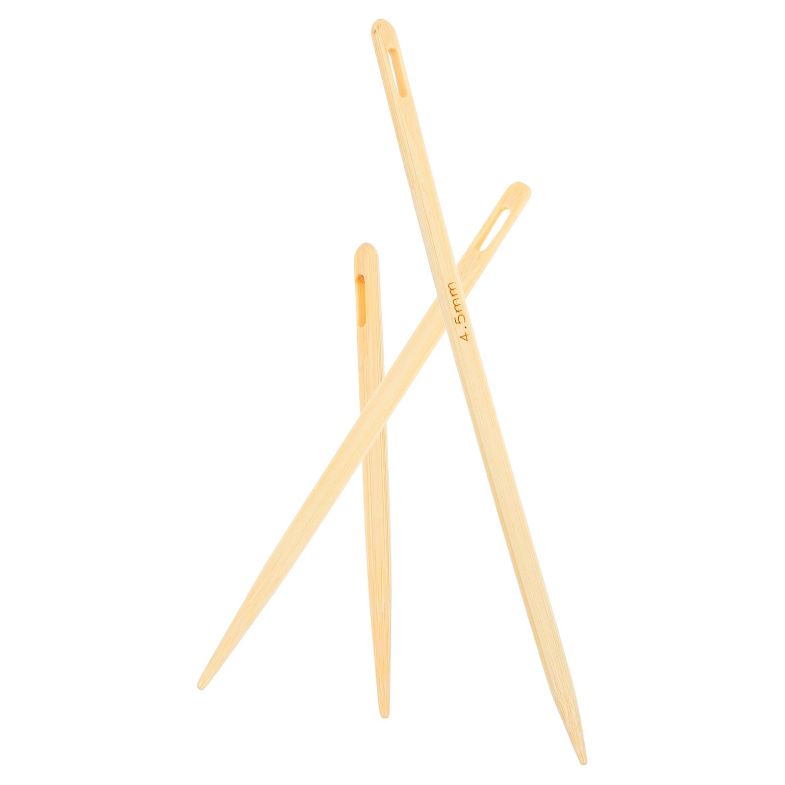 Wooden Circular Knitting Needle for Hand Weaving Tools 9Pcs Set