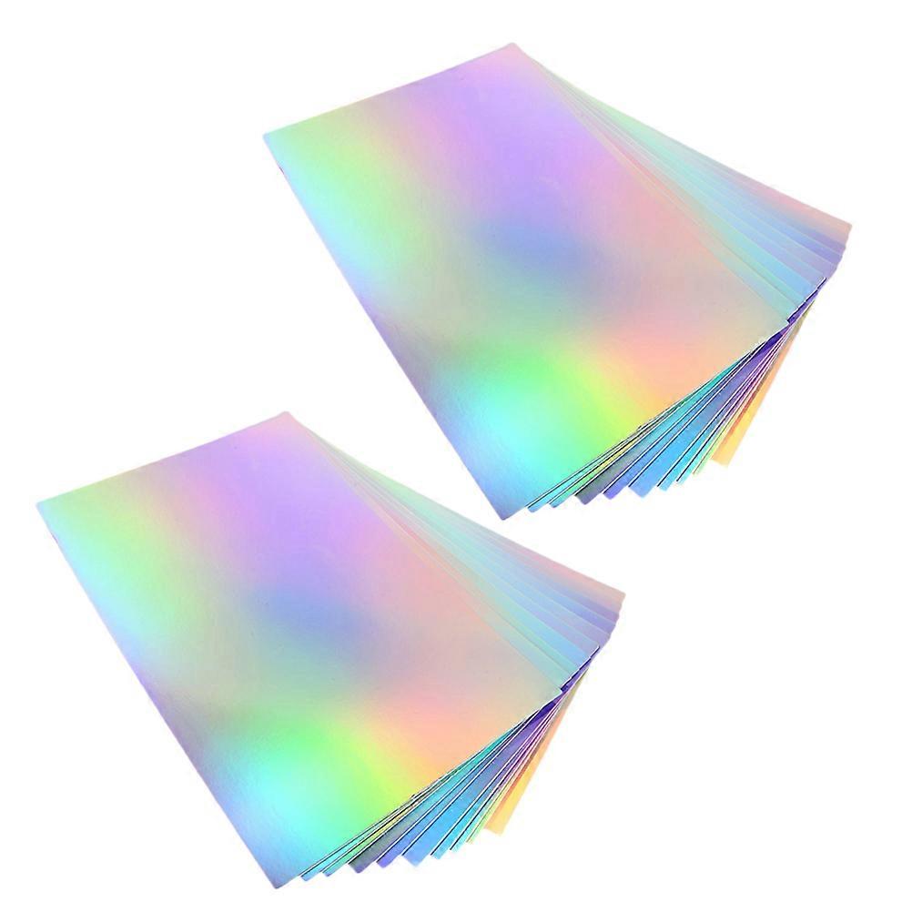 Multicolor Foil Paper Metallic Cardstock for DIY 20 Sheets Scrapbooking