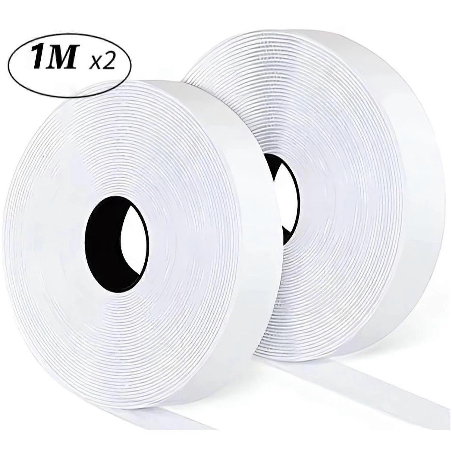 5M 20/25/30/50mm width Magic Tap SelfAdhesive Hook and Loop Fastener NylonSticker Disks velcros Tape Sewing Adhesivewith Glue