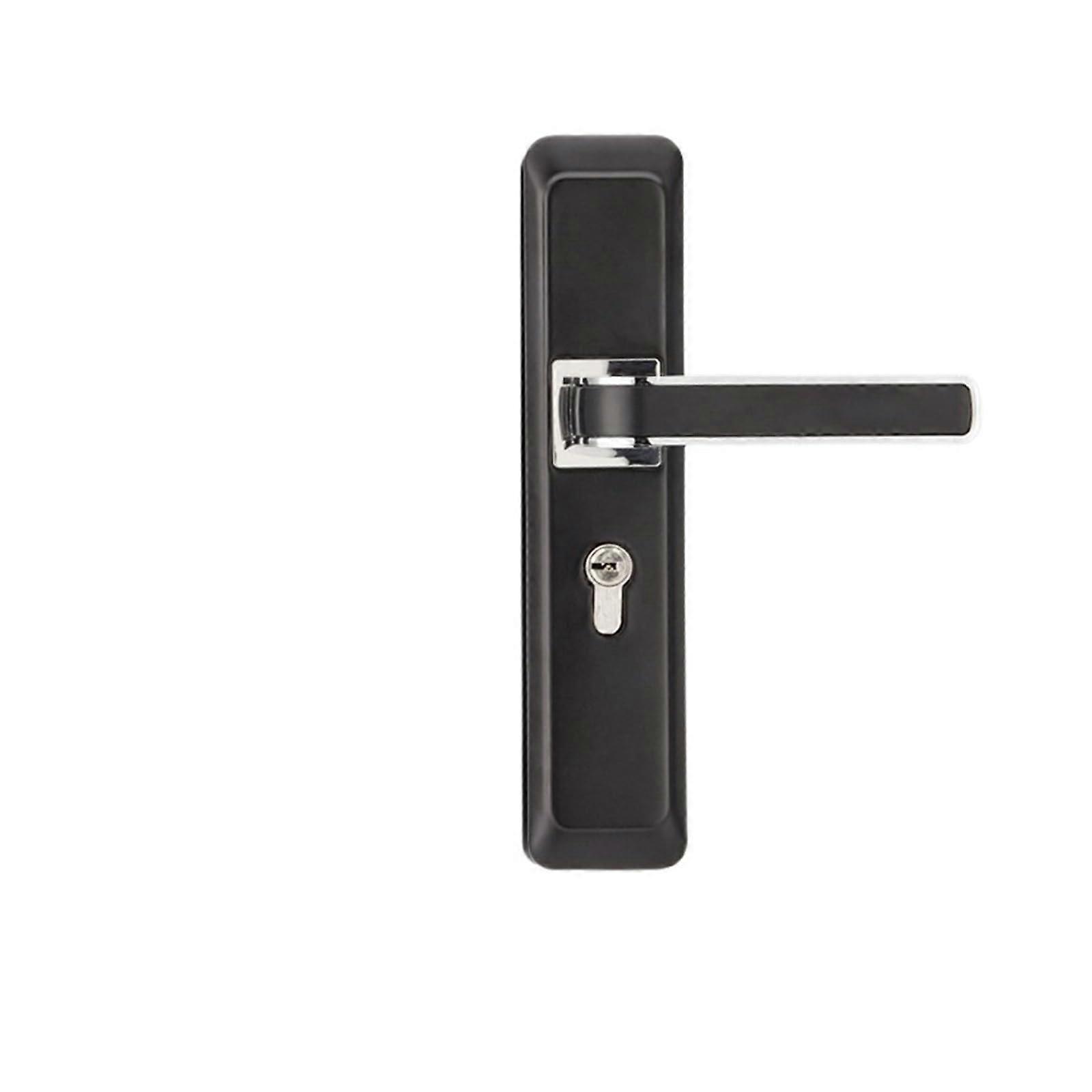 Black Chrome Manganese Steel Door Levers with Smooth Operation and Secure Gate Latches