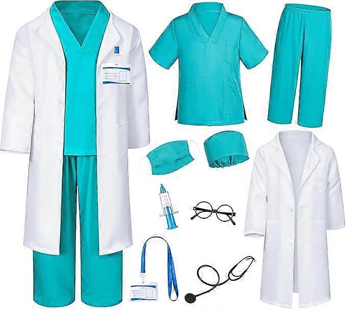 Robe de spectacle transfrontali��re pour enfants, cosplay d'infirmi��re de m��decin, robe de jeu de r?le professionnelle, jeu de jouets, robe d