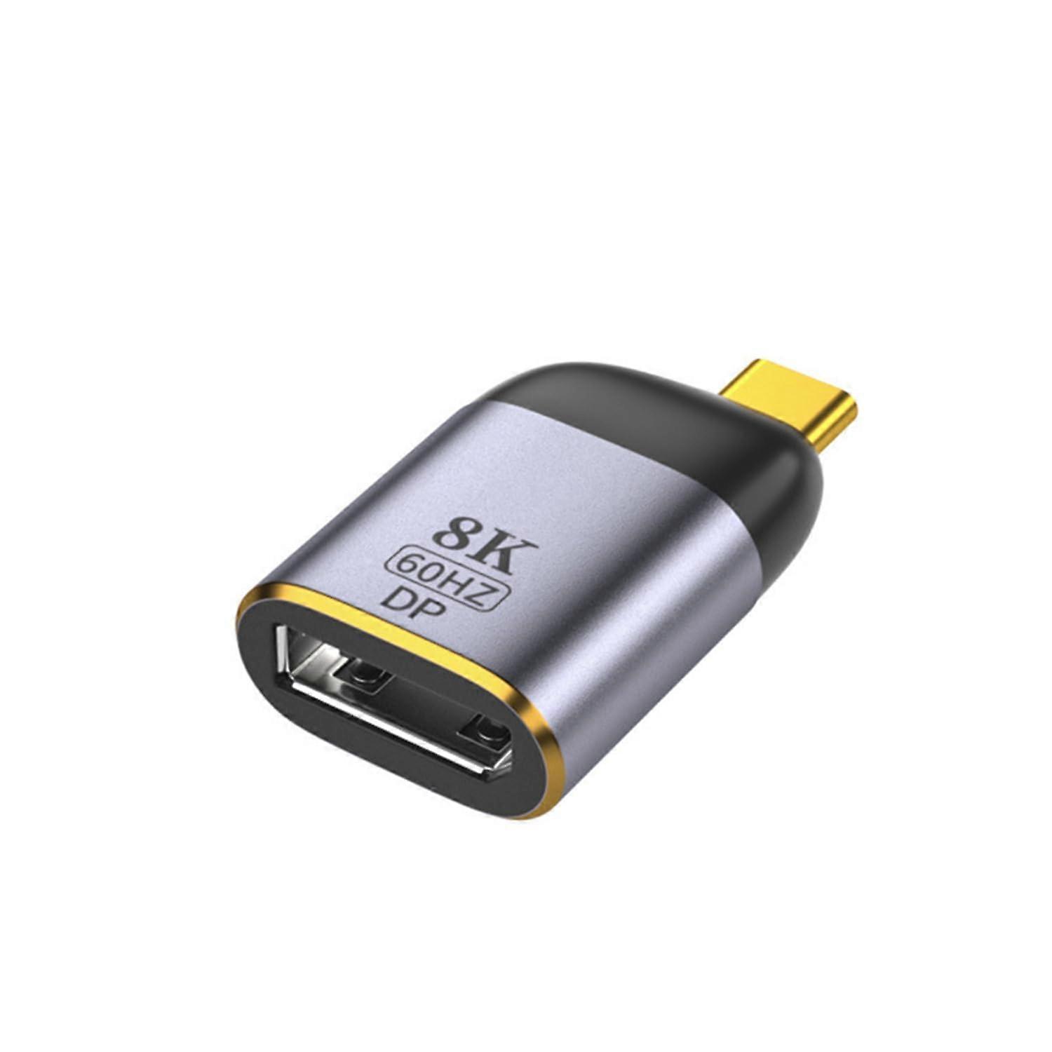 USB C to Mini DP Converter, 8K 60Hz Type C To Mini DisplayPort Female Adapter