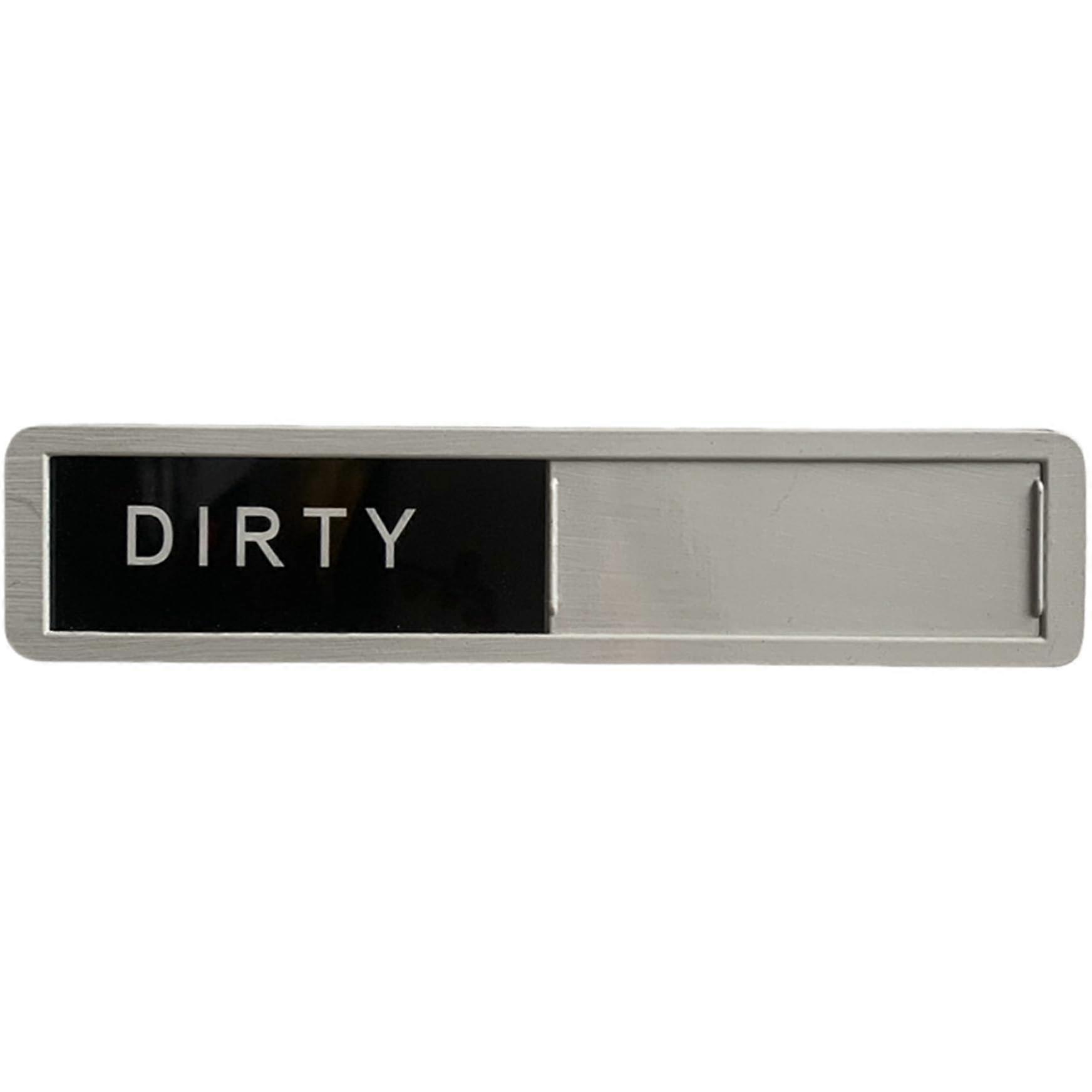 Dishwasher Magnet Clean Dirty Sign with Sliding Indicator, ScratchResistant Zinc Alloy for Kitchen