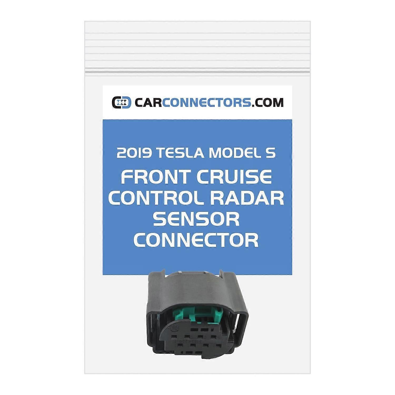 Front Cruise Control Radar Sensor Connector with 7 Inch Wires and Seals for Tesla Model S 2019