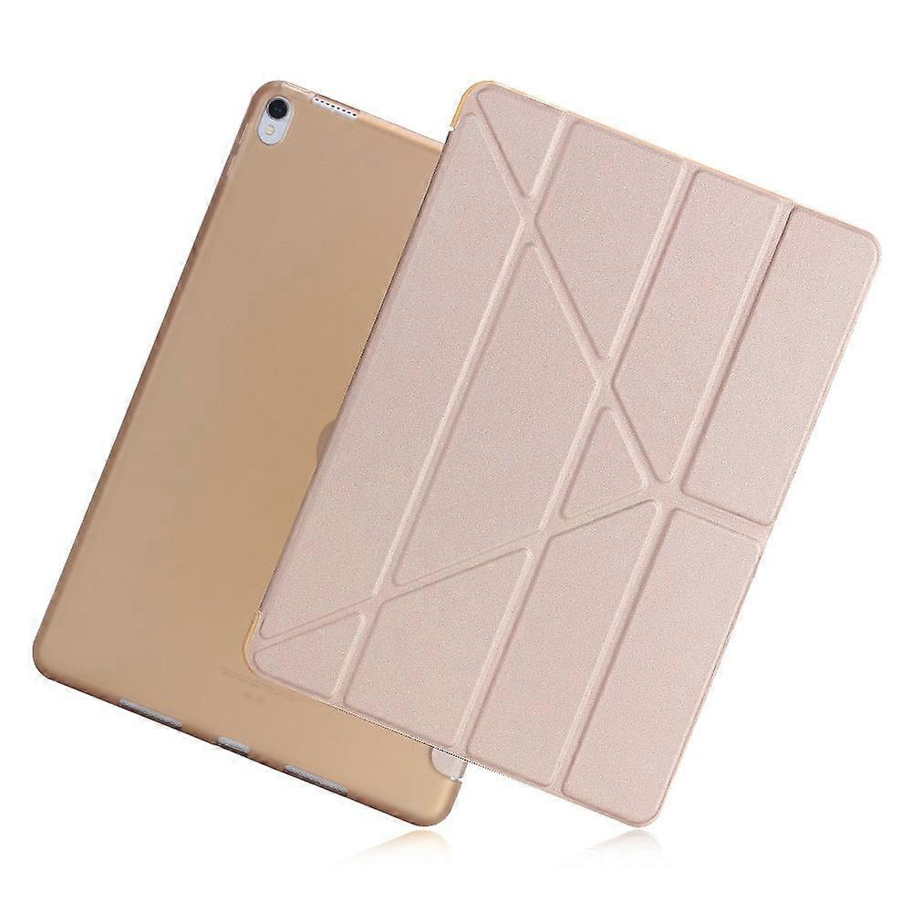 Stylish Case For Ipad Air 1 Gold Transformers Leather