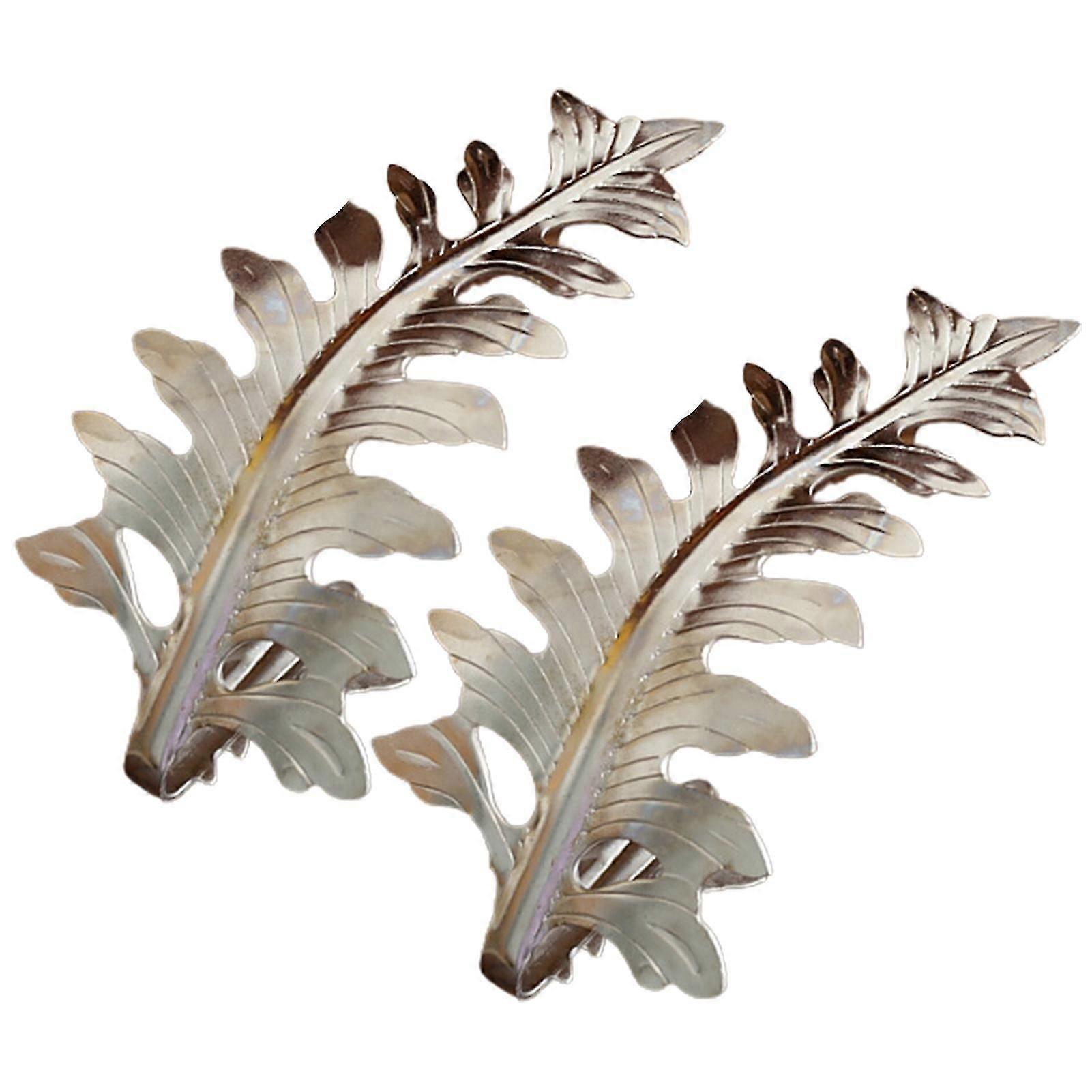 2pcs Curtain Hook Creative Easy Installation Exquisite Home S-shape Tiebacks For Cloest