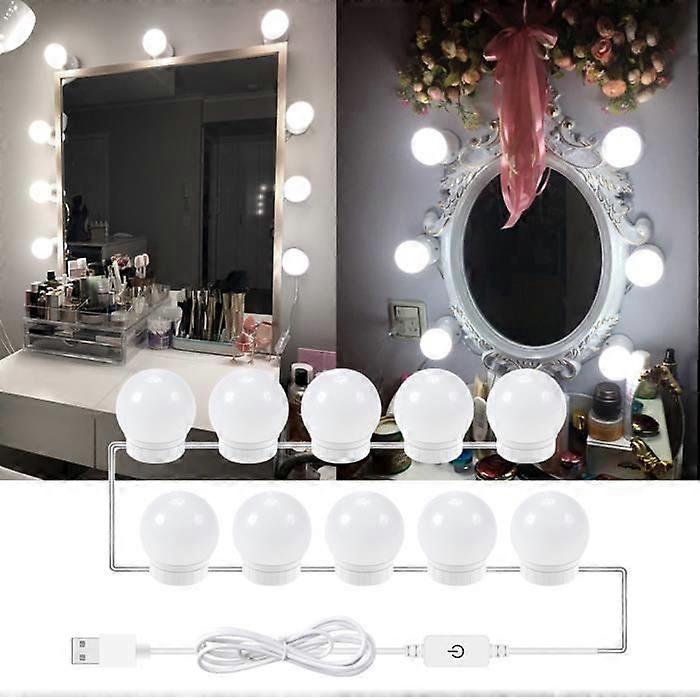 NEUFU 14 LED Mirror Bulbs - Lamp Lighting - Adjustable Brightness LED Light