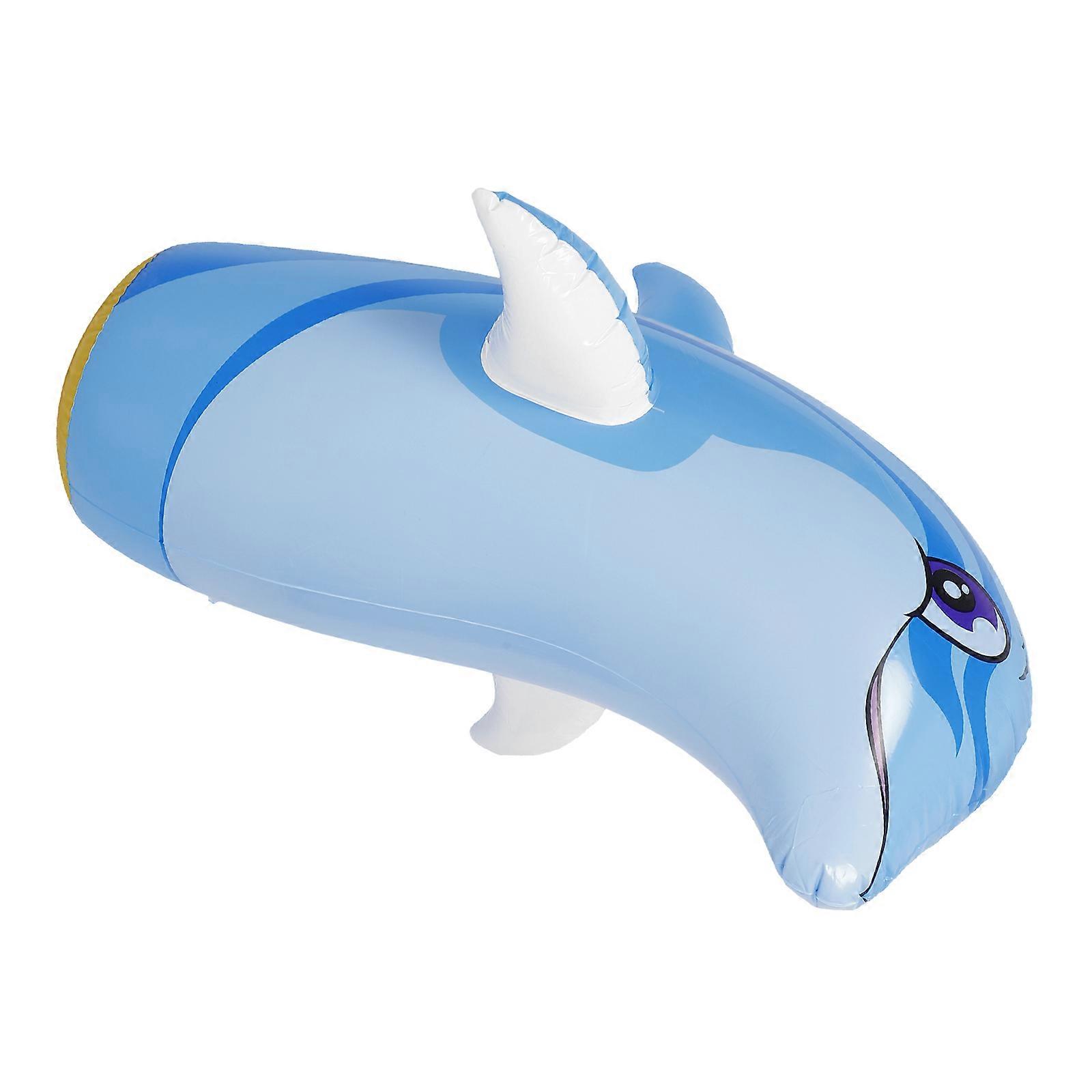 Inflatable Dolphin Plaything for Outdoor Durable PVC Toy