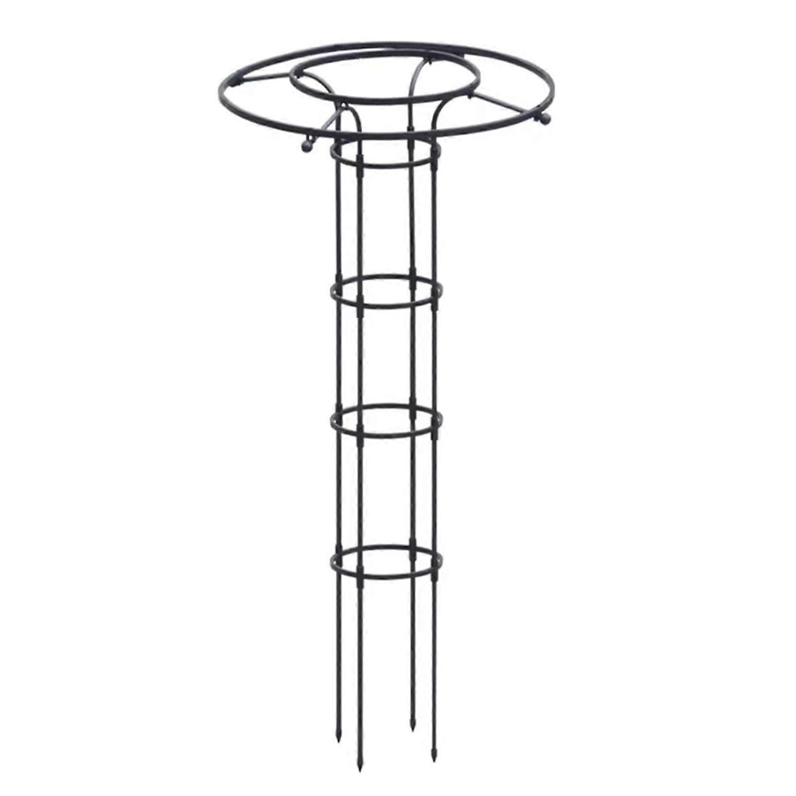 Rustproof Vertical Garden Trellis with Stackable Metal Plant Support Tower for Vines 82.67in