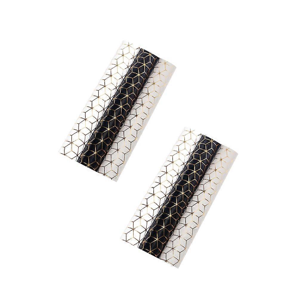 Patterned Paper For Crafting Geometric Pattern Coated Paper Smooth Surface 70*50cm Diy Packaging 6Pcs