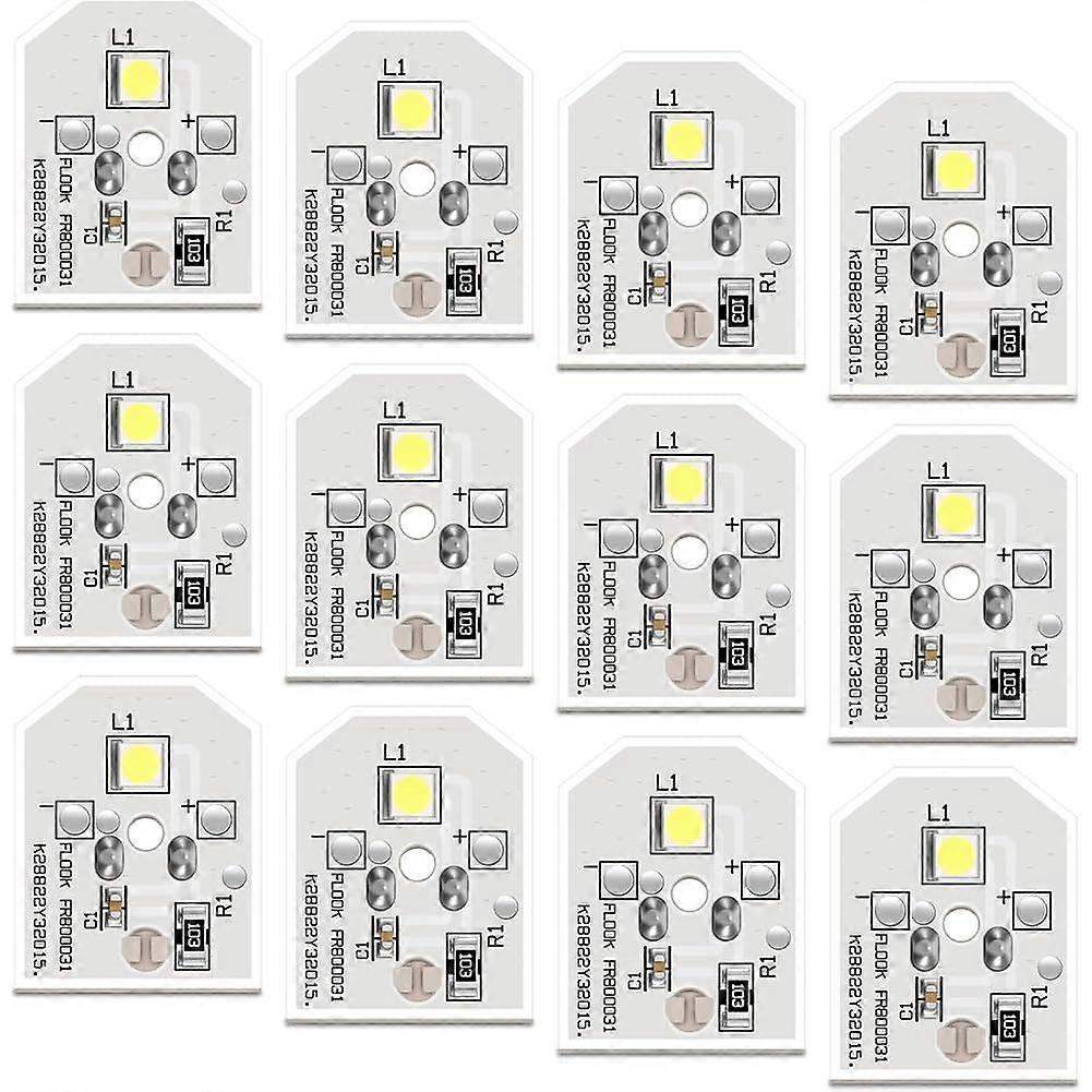 12 Pack Refrigerator LED Light Bulb WR55X11132 WR55X25754 Bright EnergyEfficient Replacement