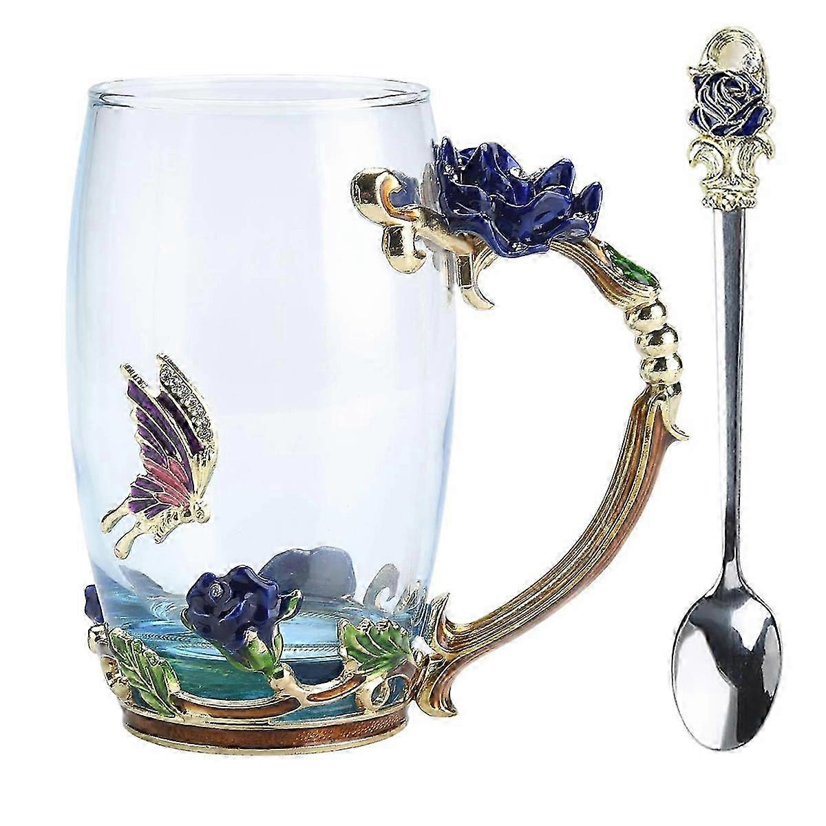 2025 Glass coffee cup for tea lovers