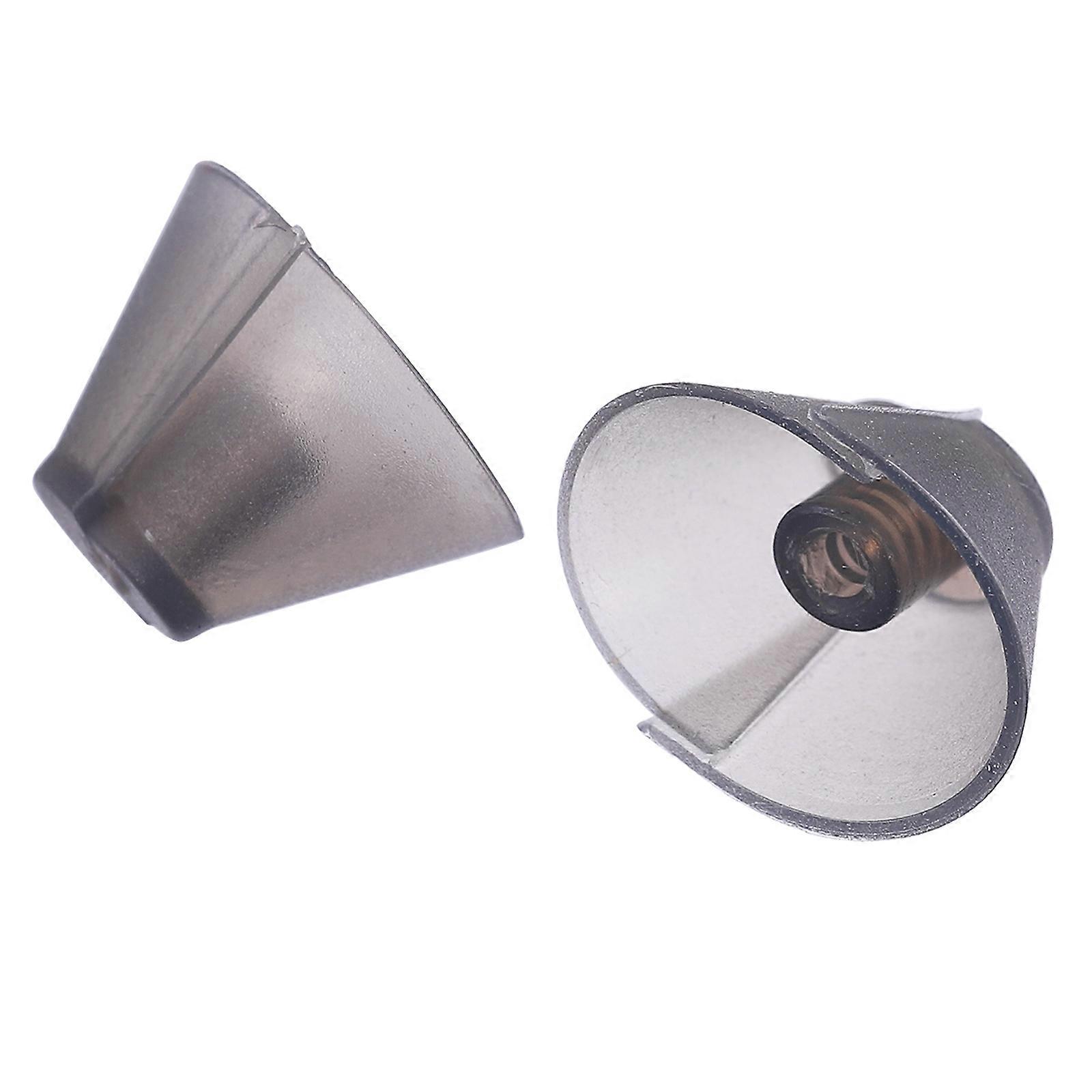 Durable Hearing Aid Dome for 2Pcs Comfortable Black Hearing Aid Accessories