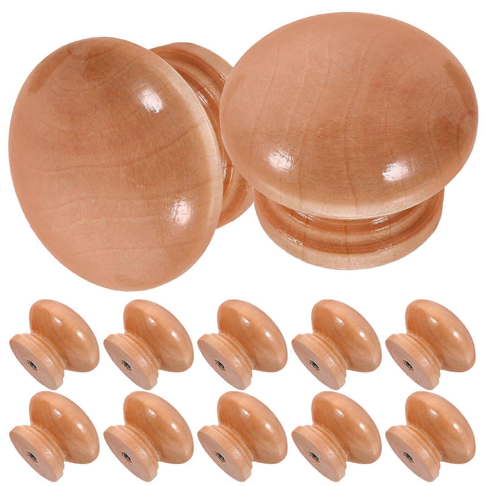 Cabinet Pull Knobs Wooden Drawer Pull Handle with 80Sets