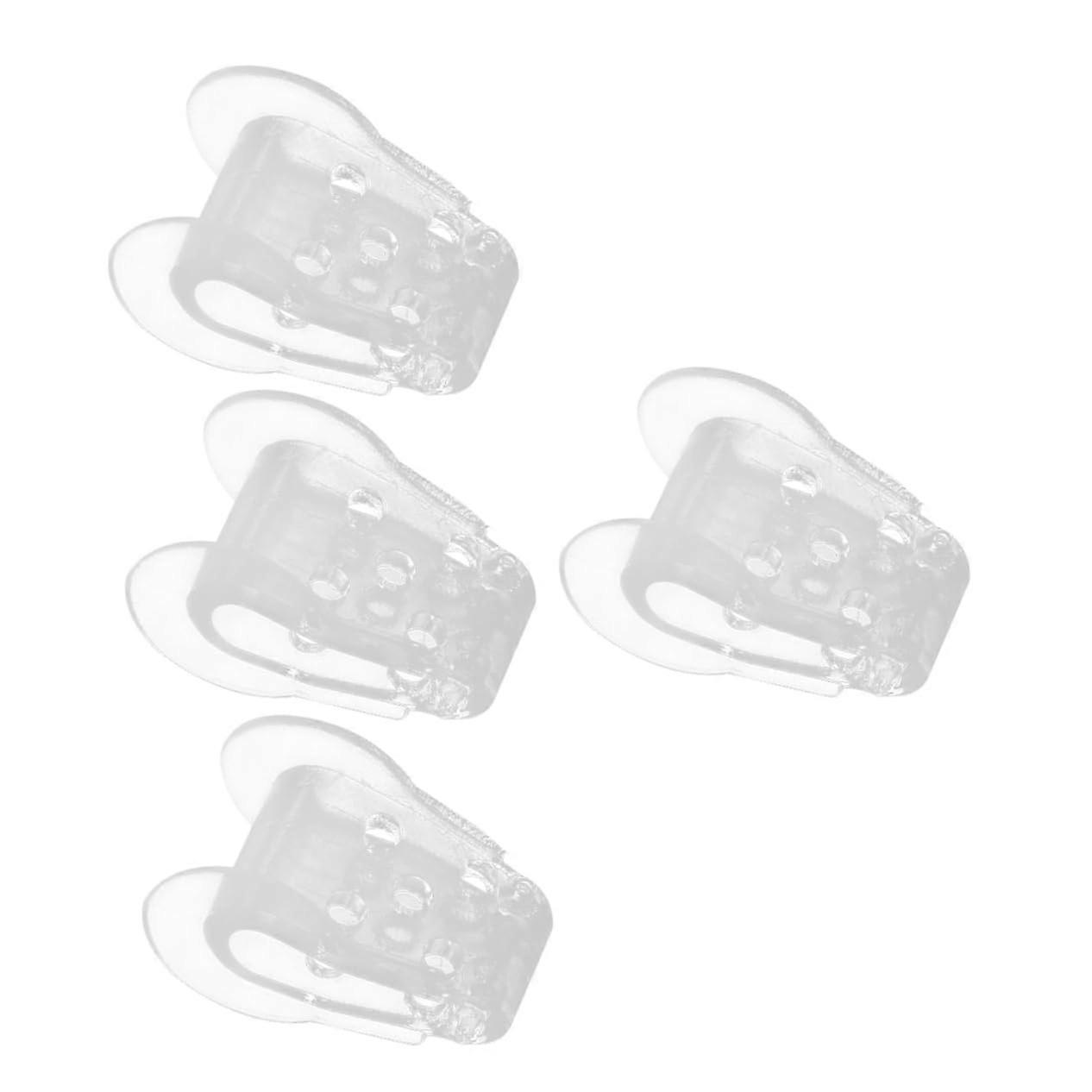 Ergonomic Soft Gel Toe Separator 4 Pairs for Overlapping Toe Relief and Comfortable Foot Alignment
