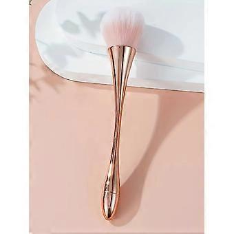Rose Golden Fan Makeup Brcomh,Cosmetic Brcomh Loose Powder Brcomh ,Highlighting Brcomh Blcomh Brcomh-Soft Hair Makeup Fixing