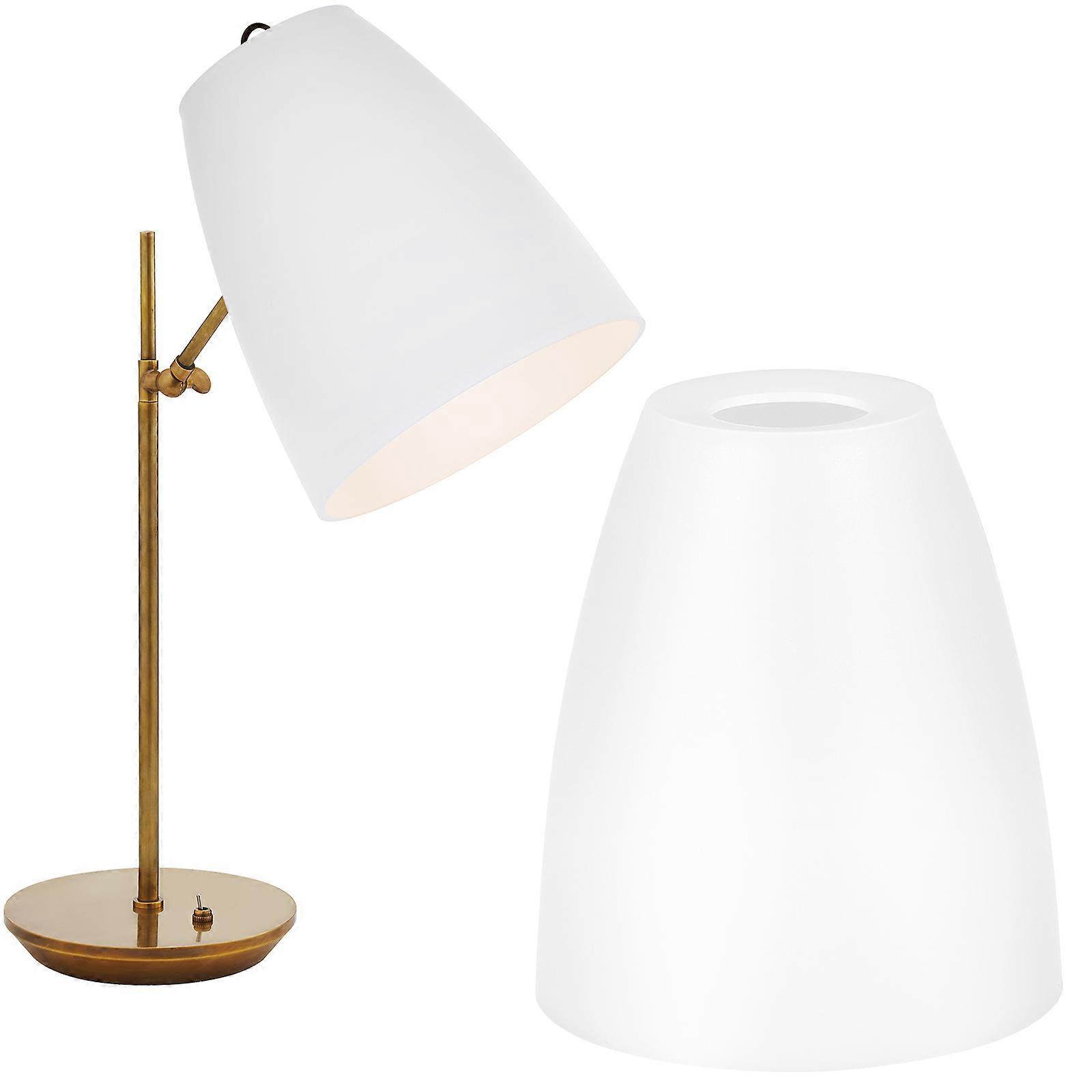 Table Light Shade Plastic Lamp Shade for Desk Lamp 4Pcs White