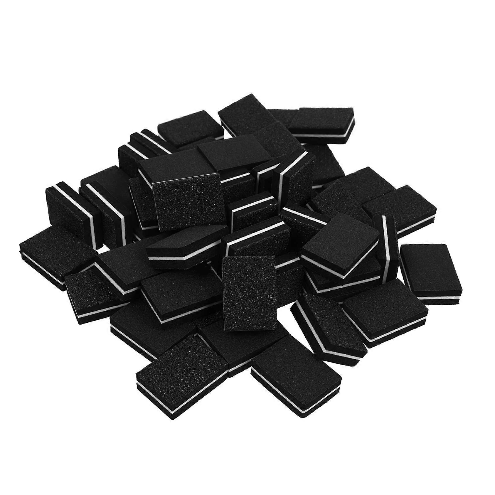 Nail Buffer Block and Sponge Nail File Set 50pcs Washable Reusable Professional Nail Polishing Tools