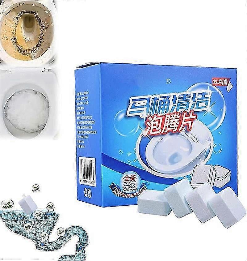Toilet Cleaner Tablets with Active Oxygen, Deep Cleaning Power, Odor Neutralizing, LongLasting Freshness