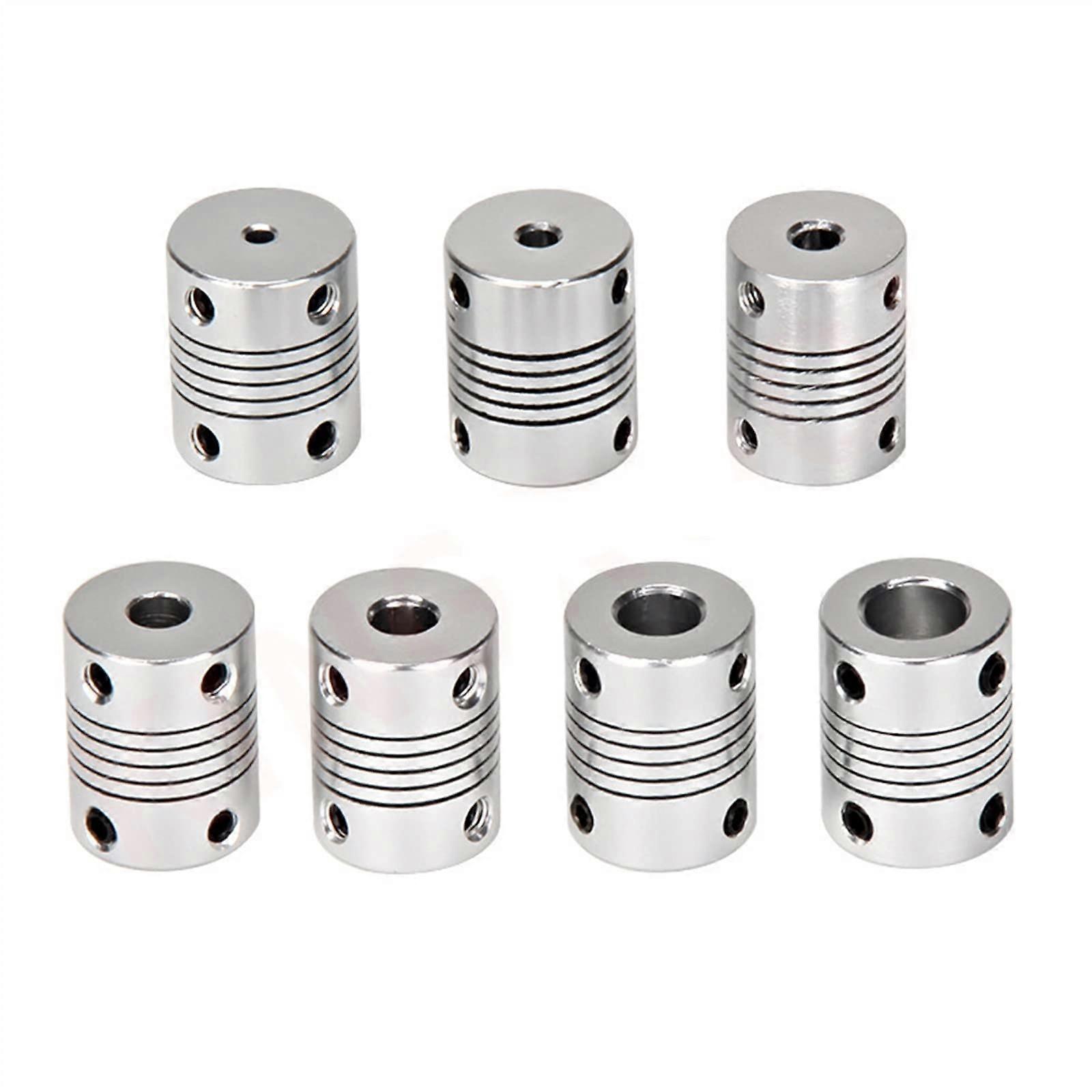 4Pcs Aluminium Flexible Jaw Shaft Coupling 3x4mm for 3D Printer Motor Encoder Precision Torque Transfer