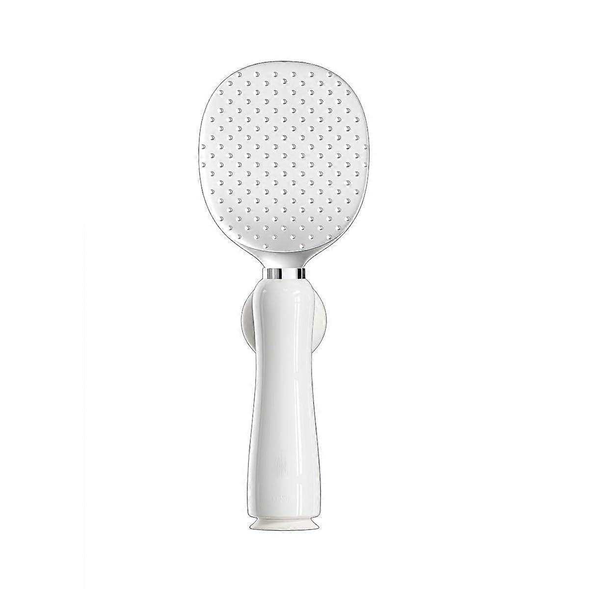 Rice Serving Spoon with Suction Base and Magnetic Holder, NonStick Elevated Design, White