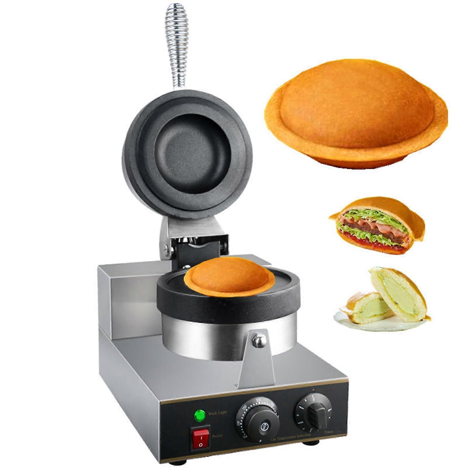 Commercial Waffle Maker with DualSided Heating, NonStick, Adjustable Temperature Control 1300W