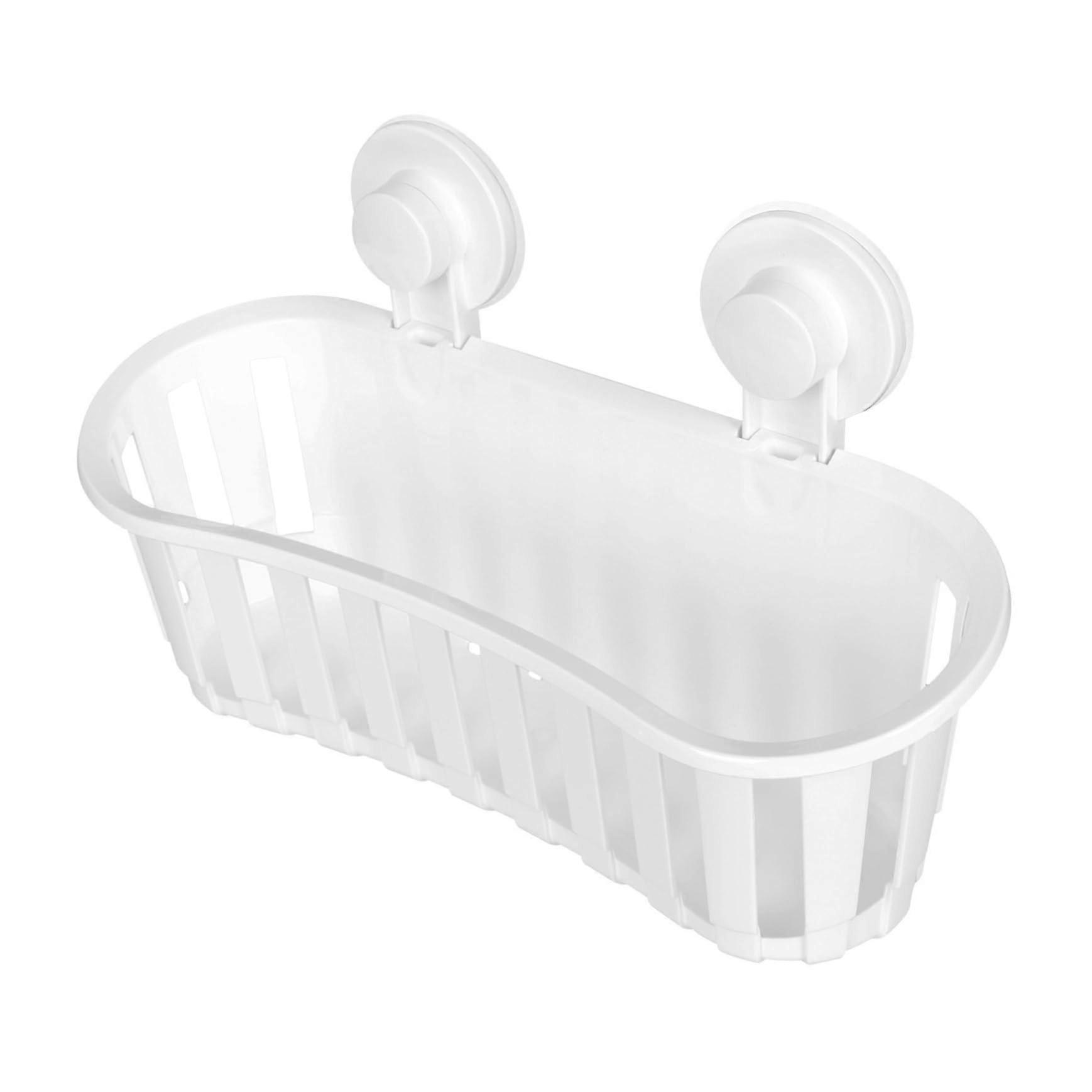 Wall Mounted Storage Basket Hanging Organizer for Bathroom Kitchen Office Essentials Space Saving