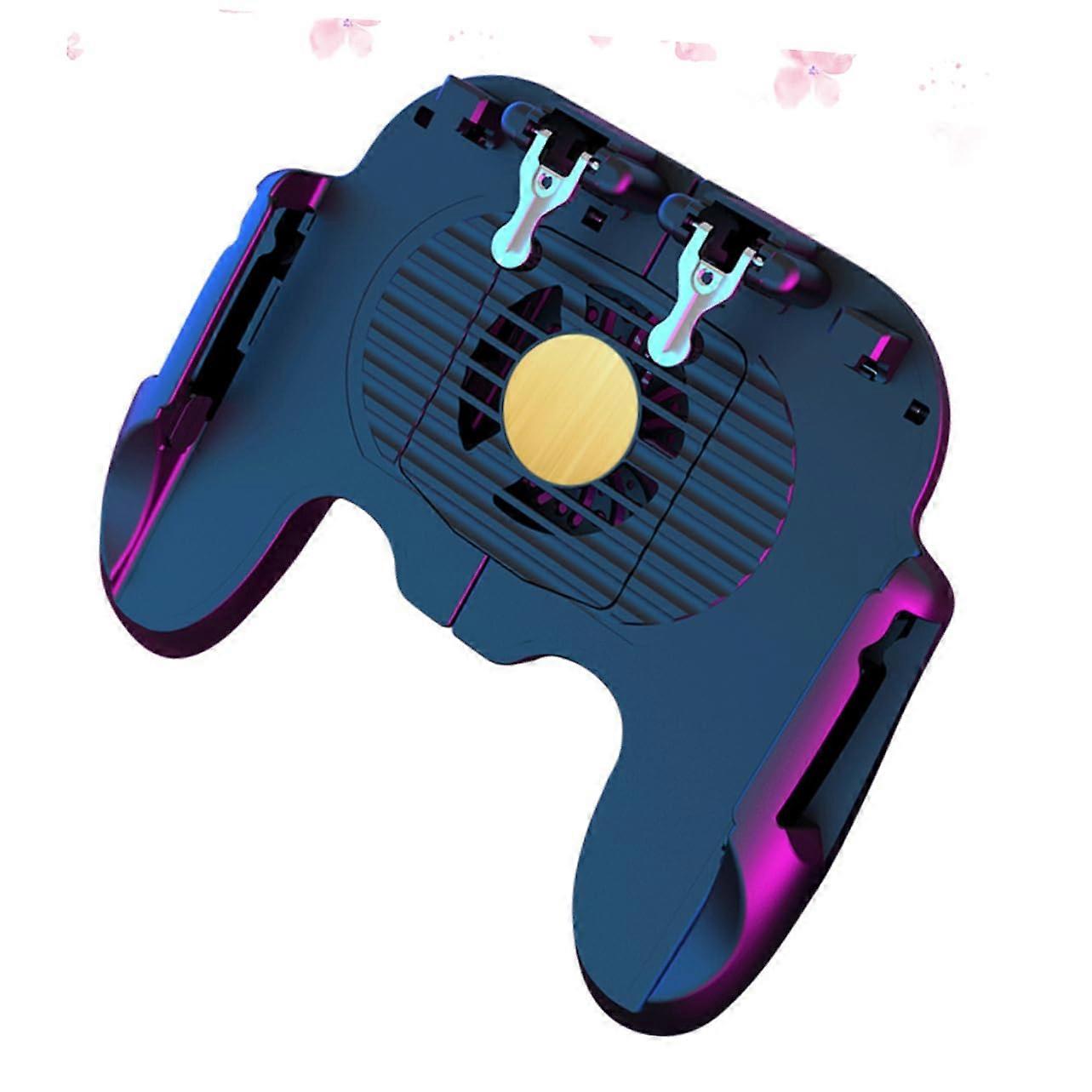 Mobile Game Controller with Silent Cooling Fan and Spring Clamp Grip for Smooth Gaming Sessions