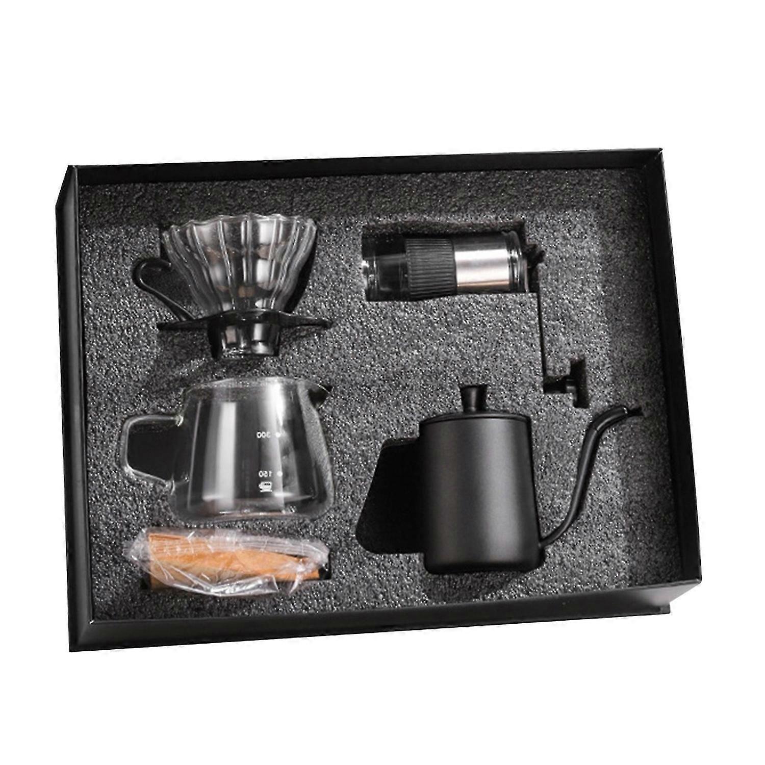 5 Piece Hand Brew Coffee Maker Set Practical Making Coffee Pots Coffee Utensils