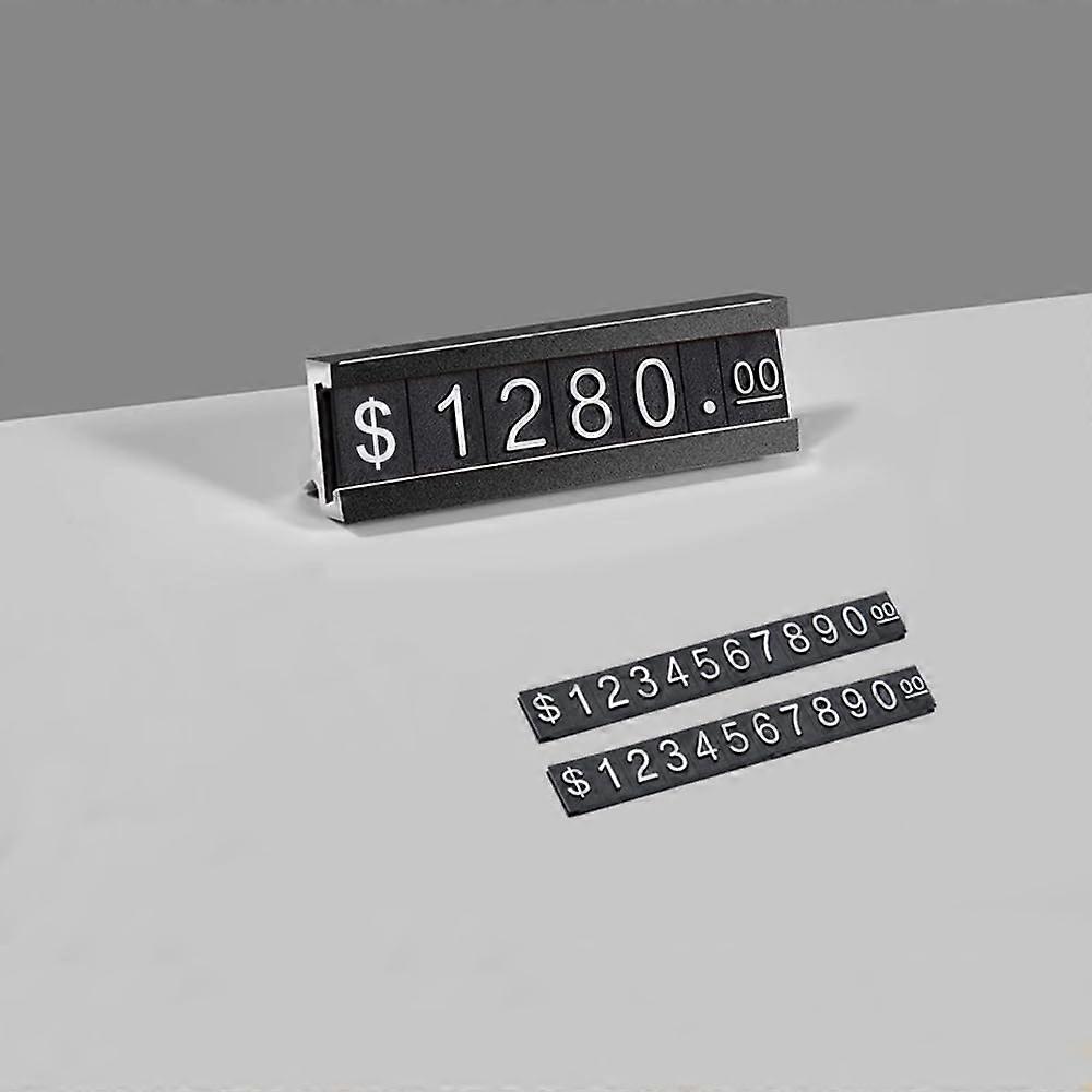 10 Sets Adjustable  Display Stand for Jewelry with Aluminum Base, Reusable Cube Kit Black