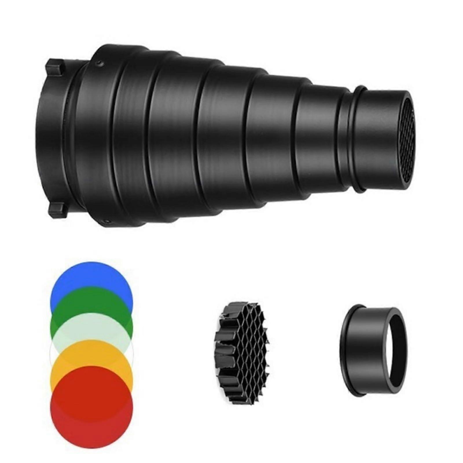 Photography Light Modifier Aluminium Conical Reflector for  Light Control Studio and Outdoor Use