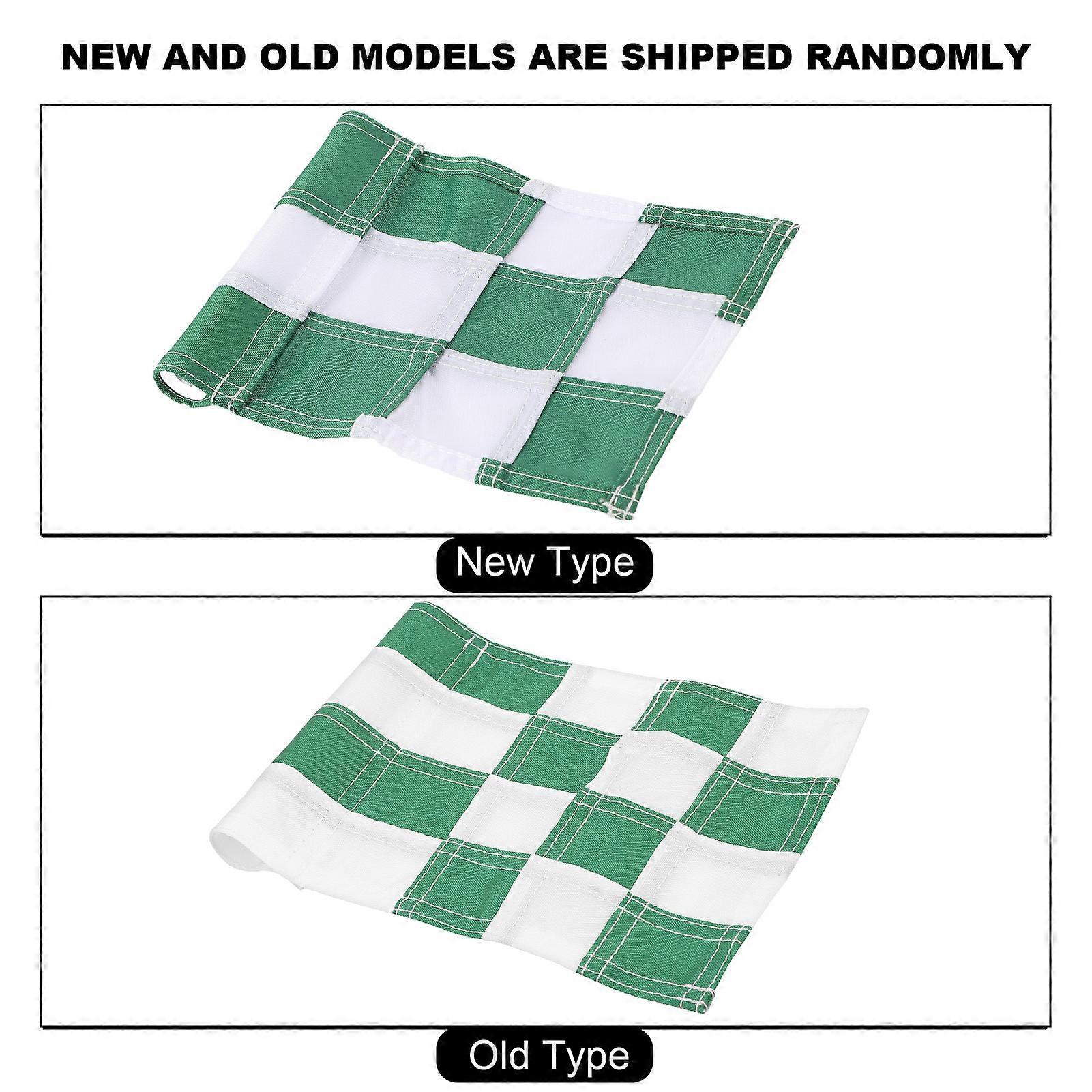 Green Cup Flags Flags Checkered Putting Pole Hole Checkered Backyard Flags Practice