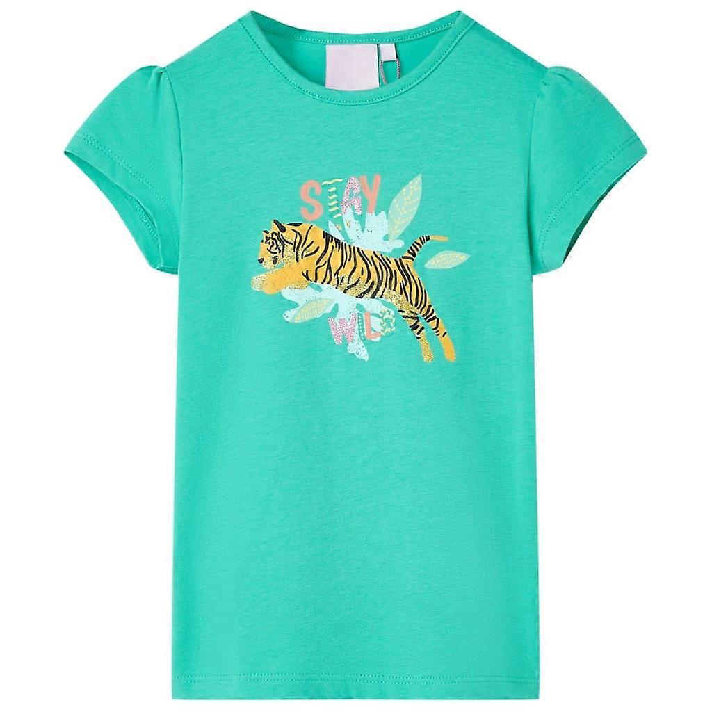 vidaXL Kindershirt 128 mintkleurig
