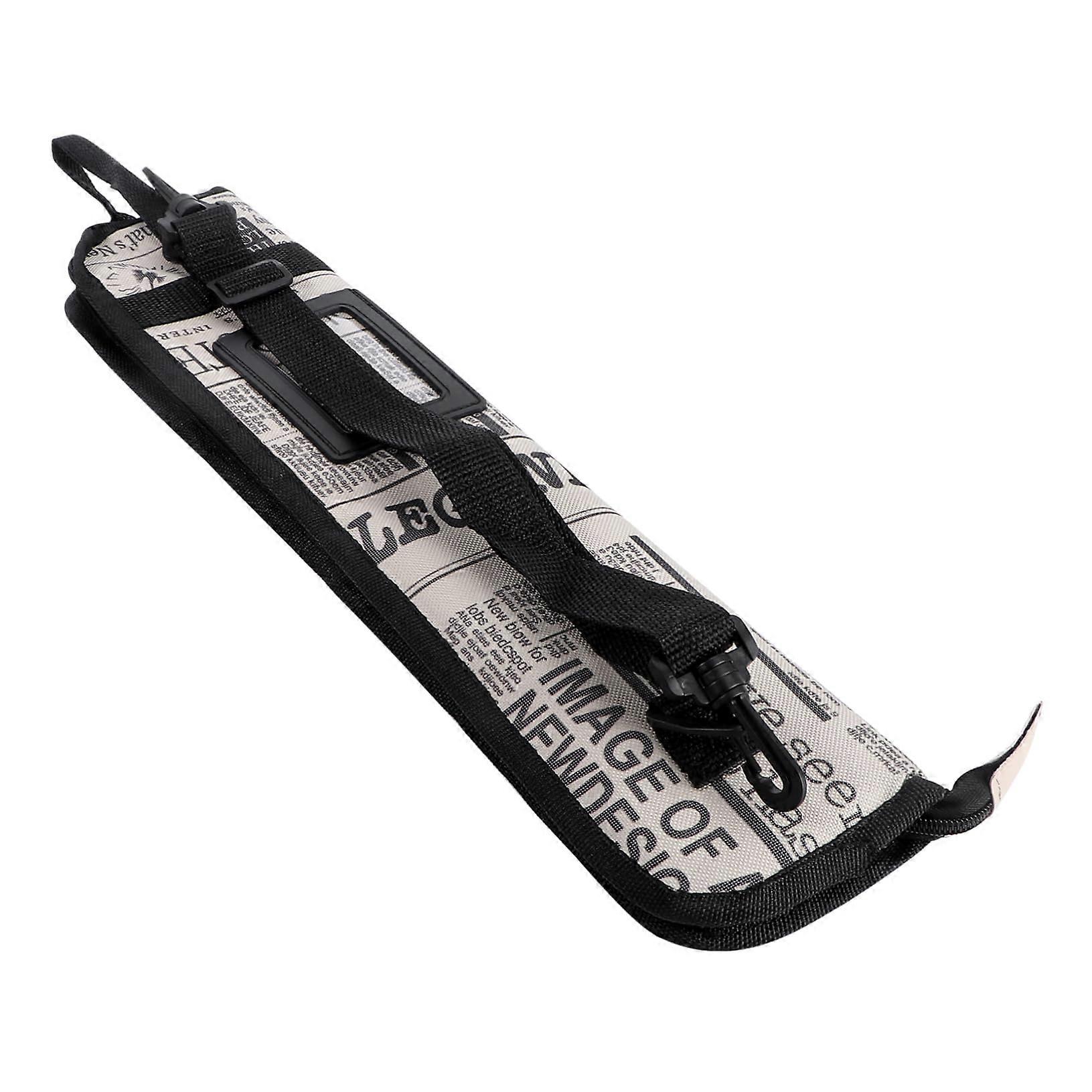 Waterproof Drumstick Bag with Adjustable Shoulder Strap Large Capacity Holder for Drummers