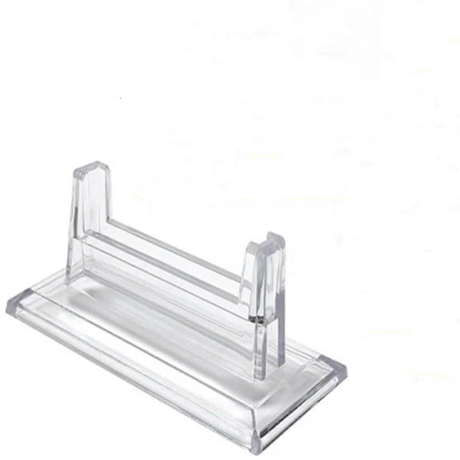 Graded Card Display Stand Clear Acrylic Trading Card Holder with Stable Balanced Base