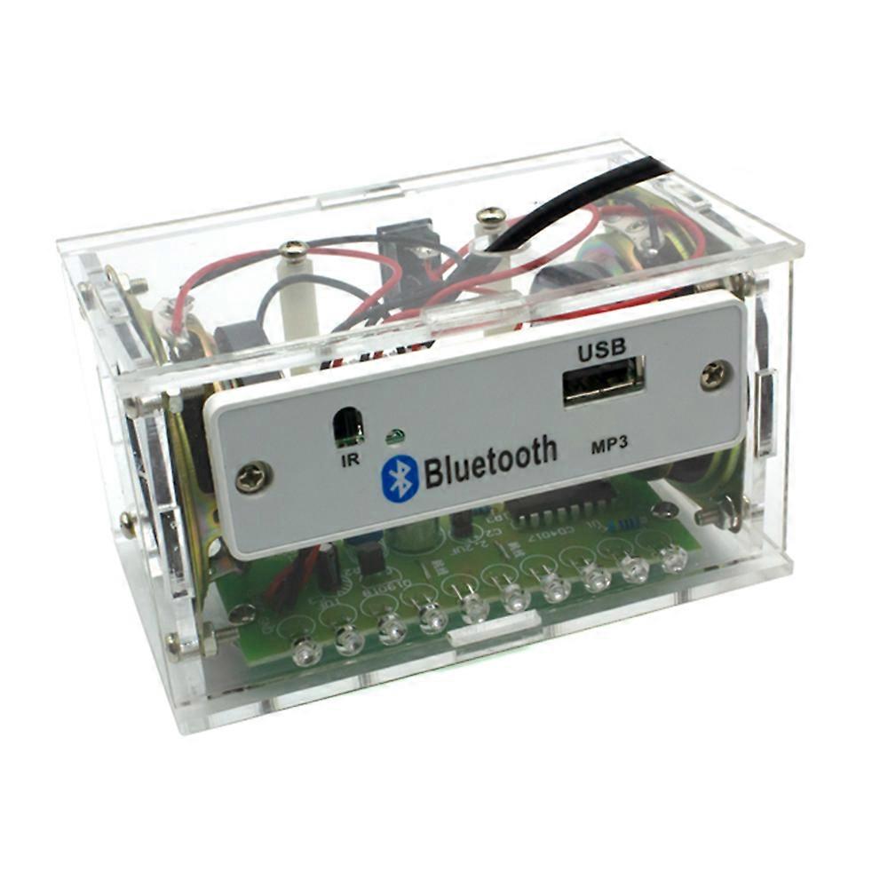 Bluetooth Speaker Kit 2/3W Electronic Welding Kit Automatically Play Music Adjustable Light Teaching Practice Electronic Kit