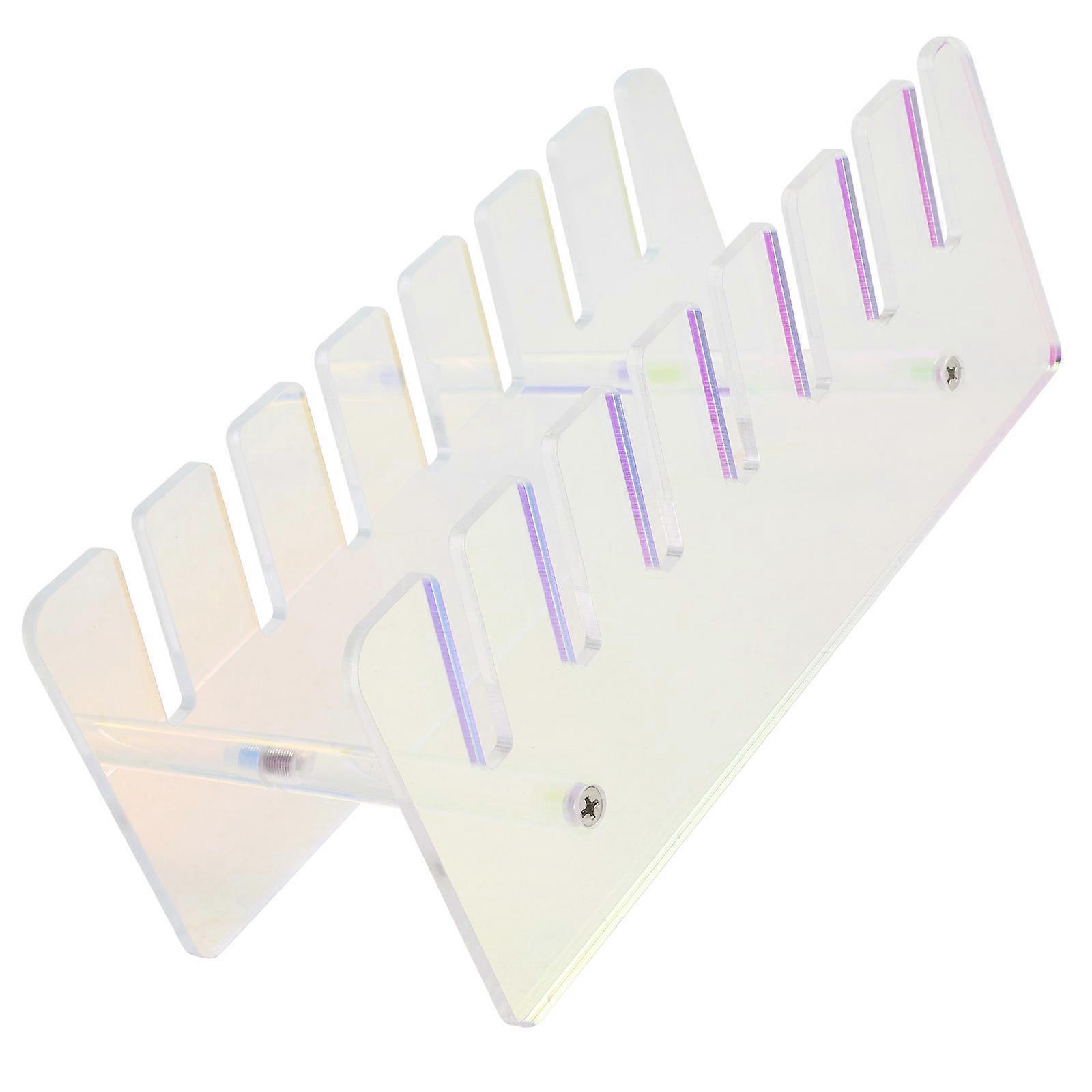 Acrylic Hat Stand for Baseball Cap Display Rack for 2Pcs Desktop Hat Organizer