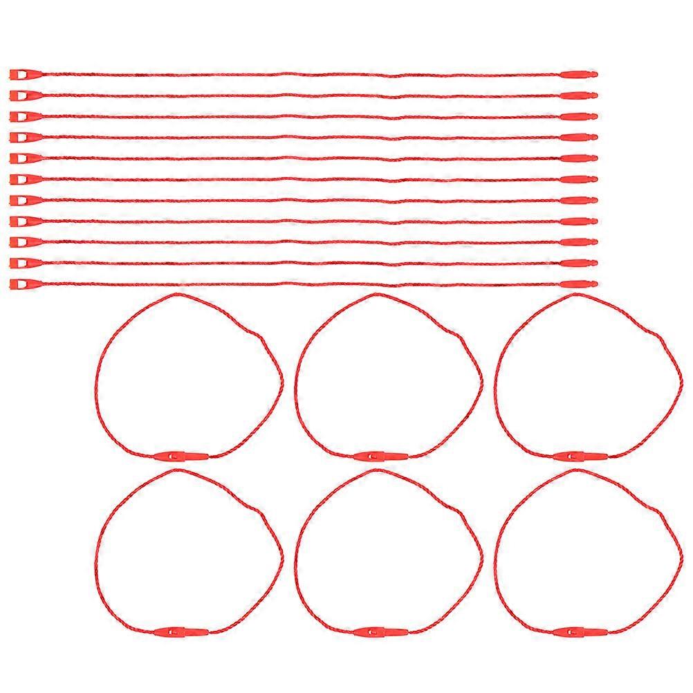 Lanyard String DIY Pendant for Crafts Making 200Pcs Red Polyester Strings