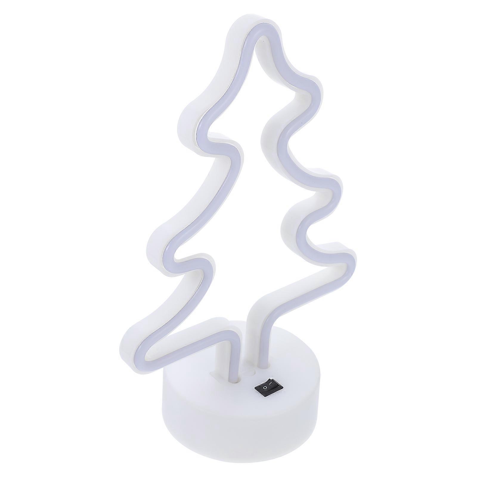 Decorative Xmas Tree LED Night Light Indoor Lamp 4Pcs Set