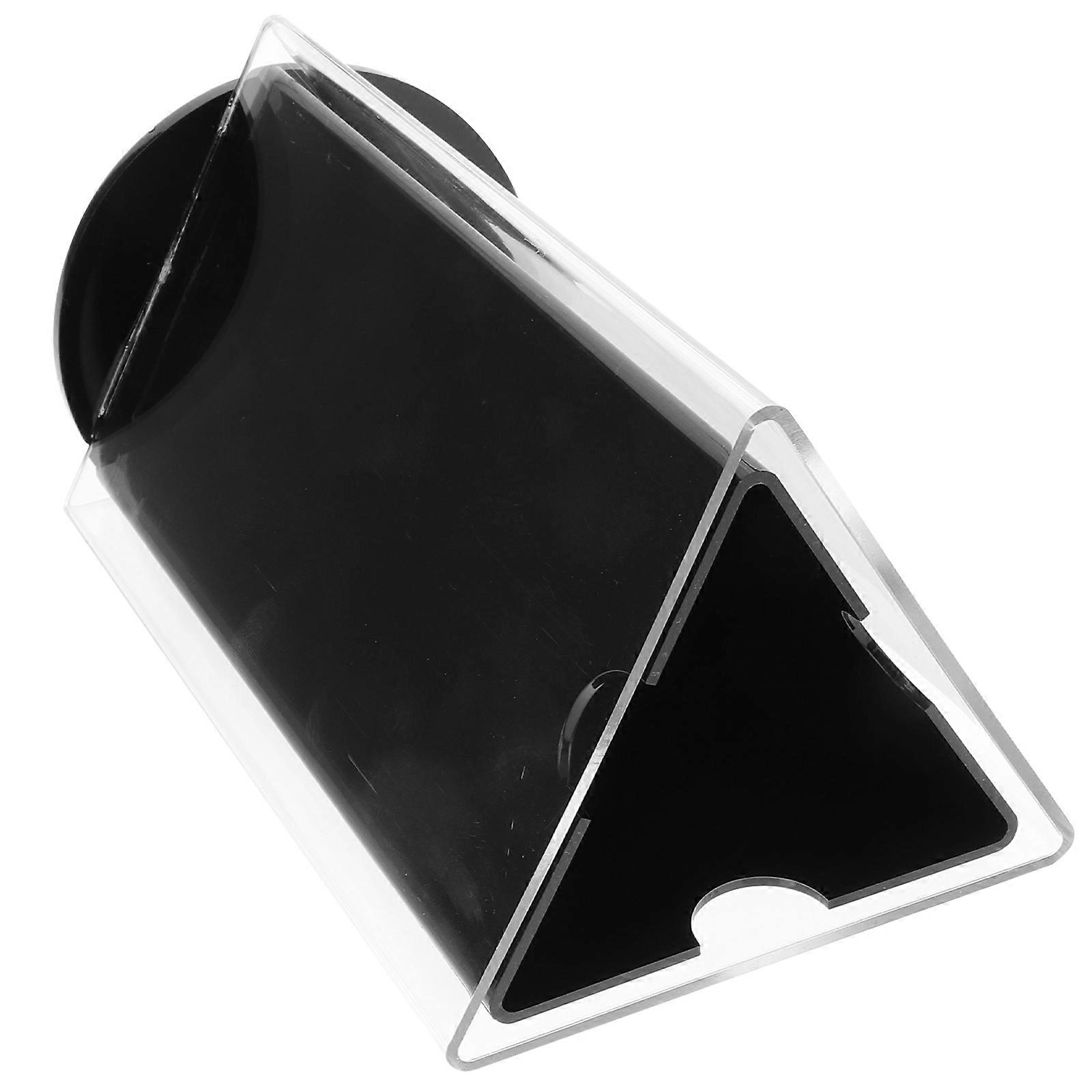 Acrylic Sign Holder Rotatable Restaurant Menu Display Stand Tabletop