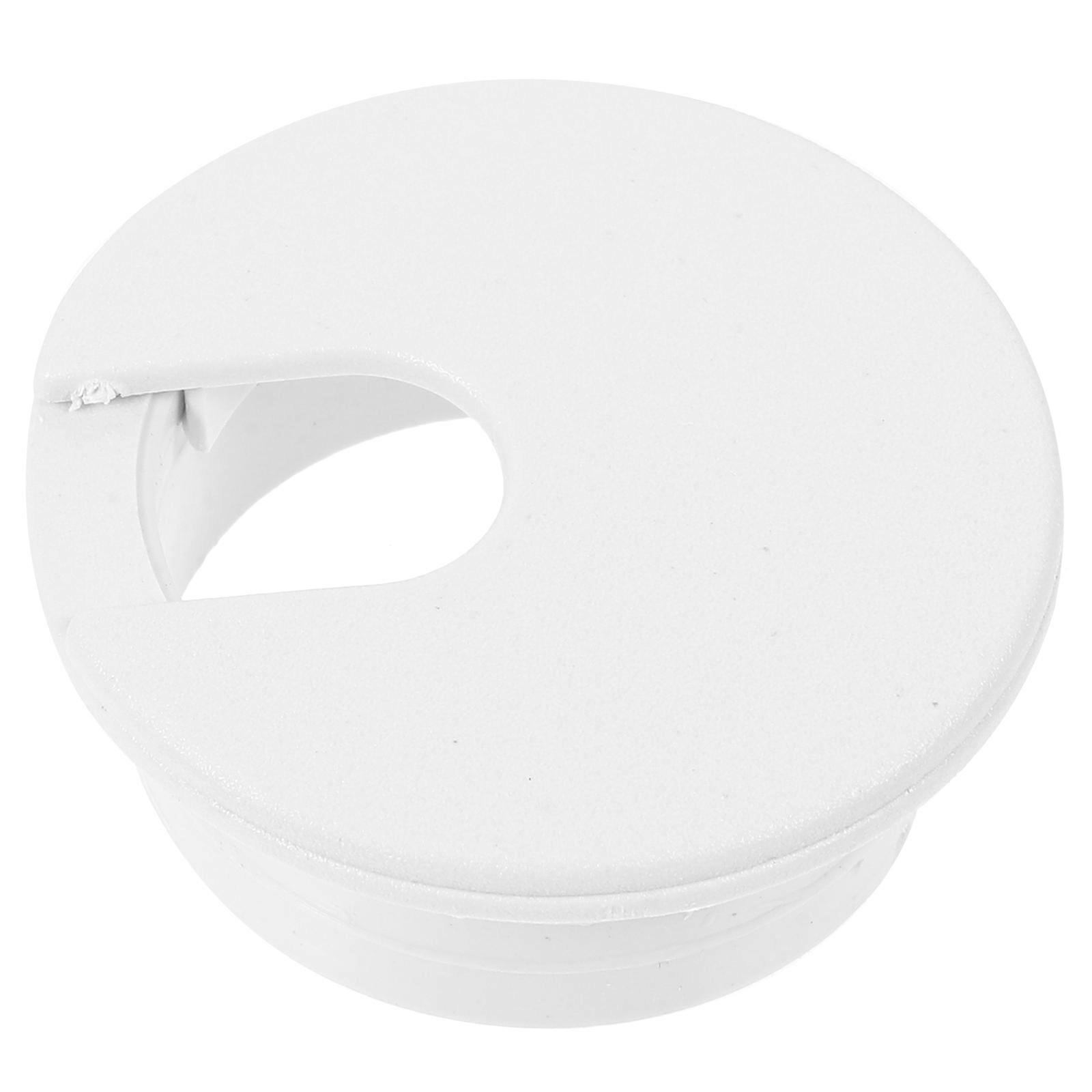 Wire Hole Cover Desk Cable Grommets for Cable Management 12Pcs White