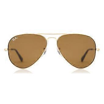 Ray-Ban RB3025 Aviator Large Metal 001/33 Full Rim Gold Unisex Aviator Sunglasses UV3 Original