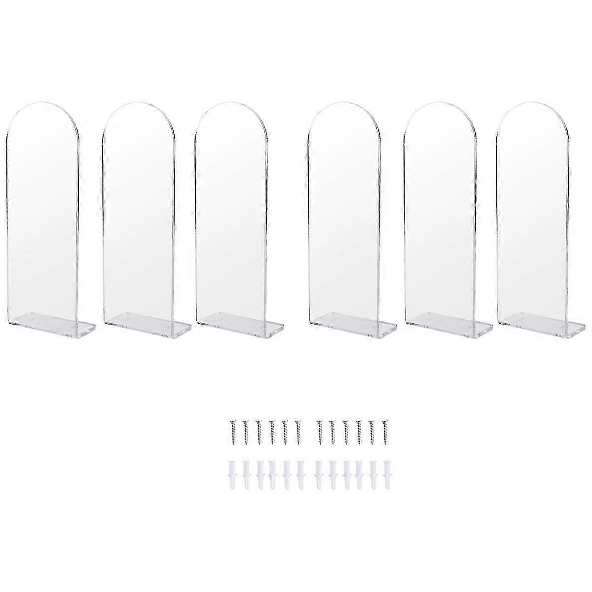 Floating Shoe Display Stand - 6 Shoe Shelf