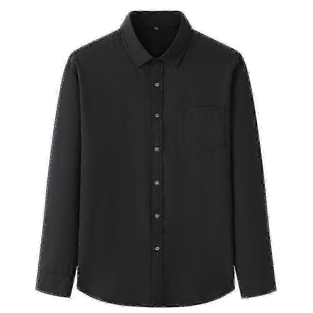 Men's Premium Classic Long Sleeve Shirt for Ample Sizing