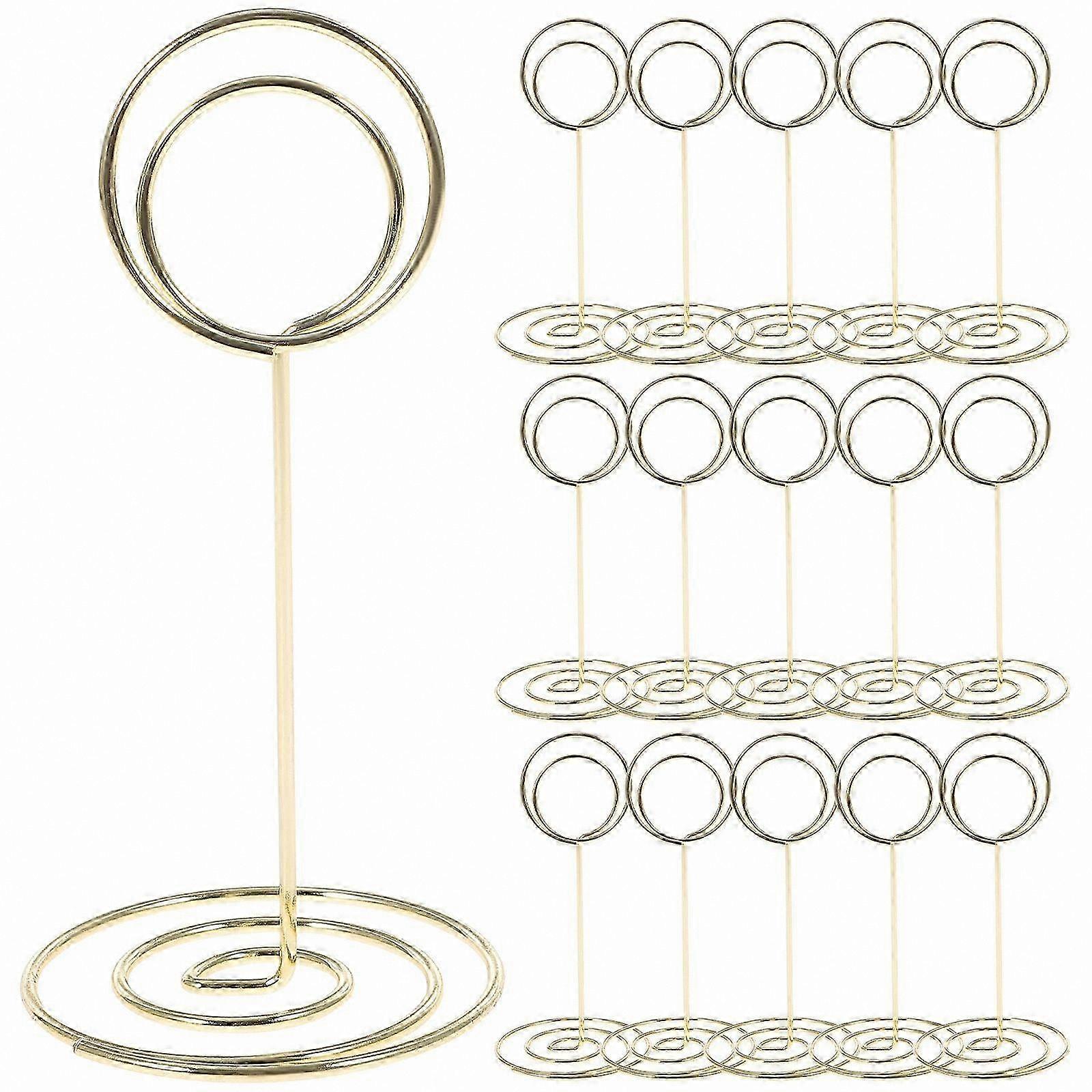 100 Pack Table Number Clips for Organization and Display