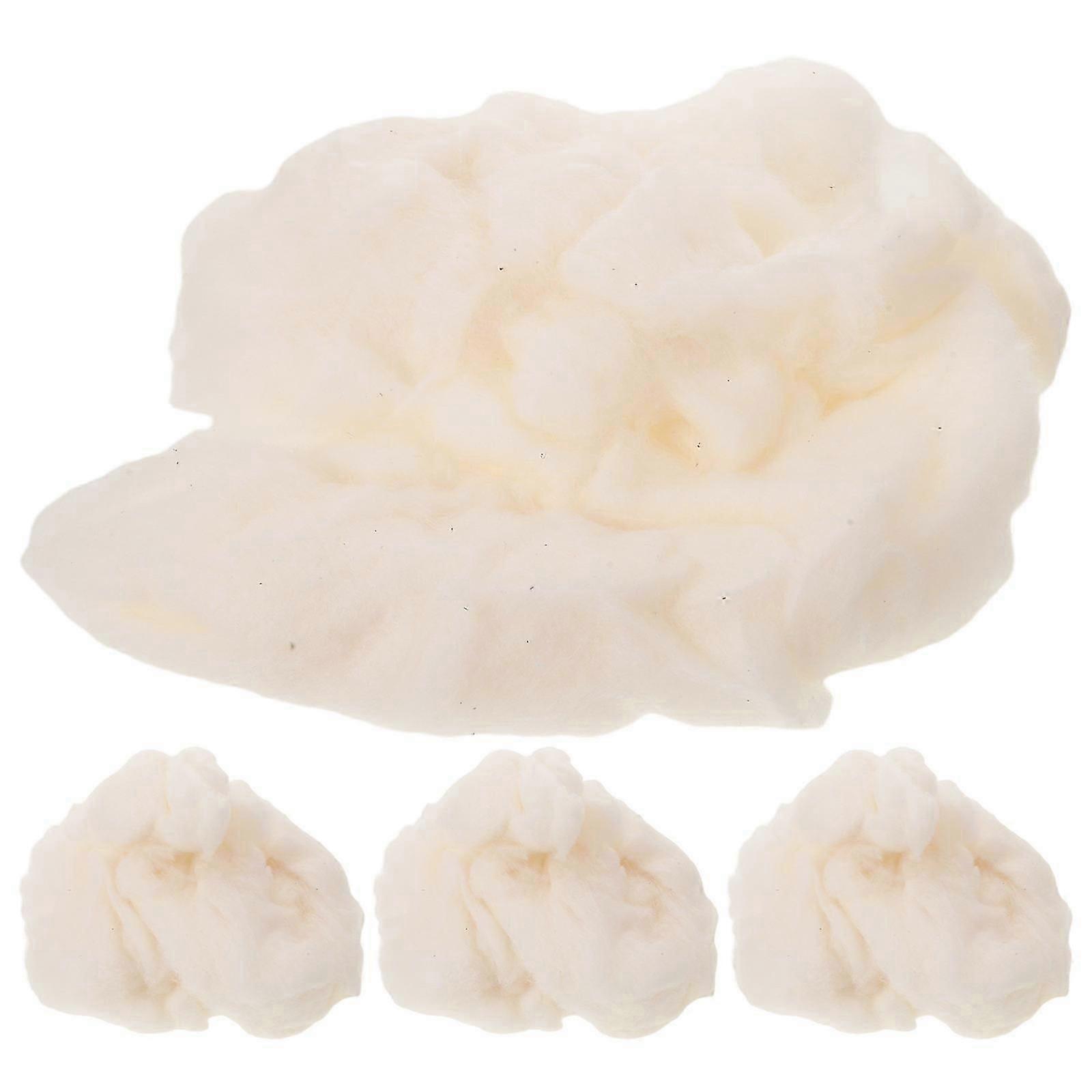 Cotton Stuffing for Smoke Effect Cloud Props Simulation in 4Pcs Pack