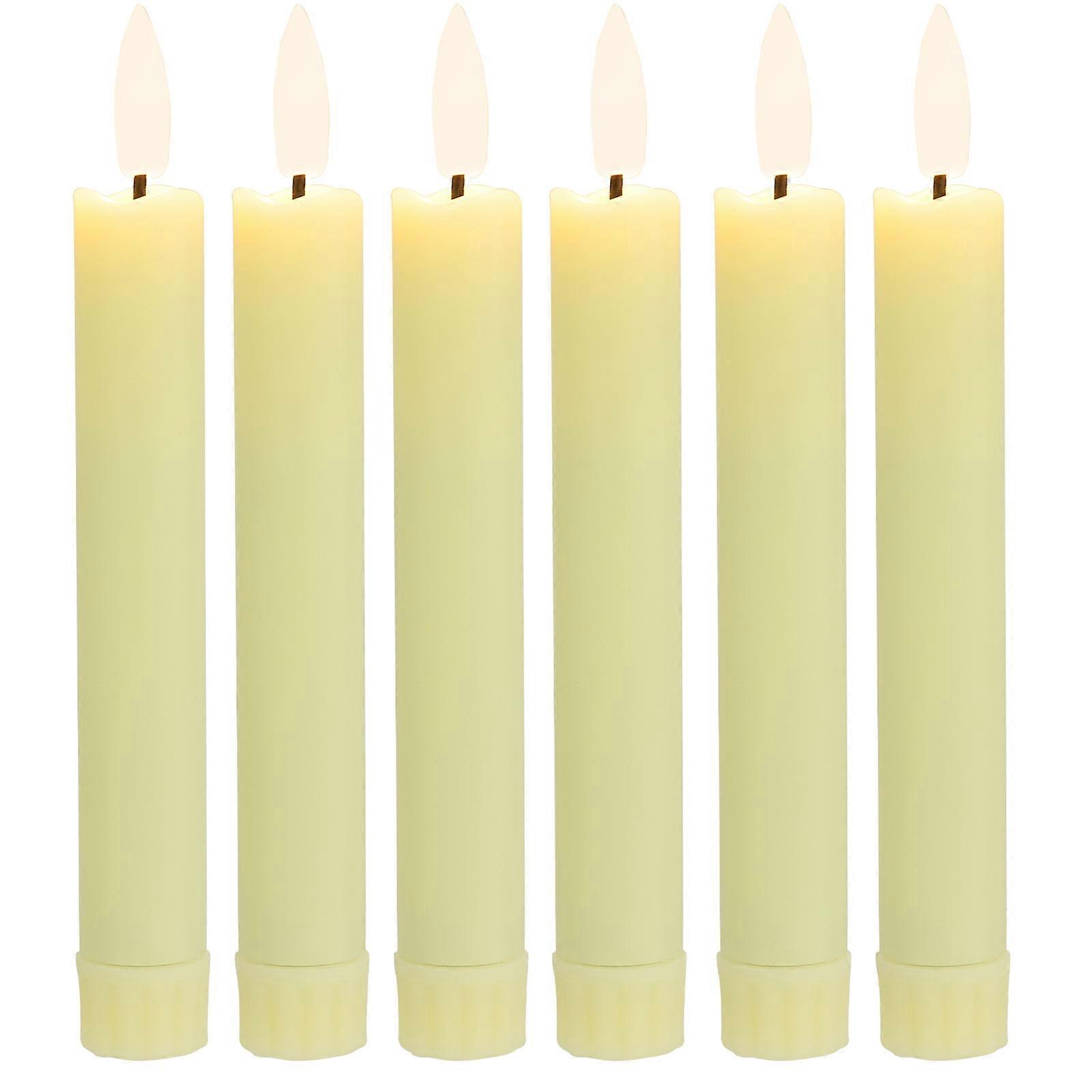 LED Candle Lamp Simulation Candle Light for Table Decoration 1Set