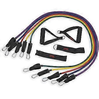 Kit de bandas de resistencia: tubos intercambiables para entrenamiento de resistencia de todo el cuerpo.